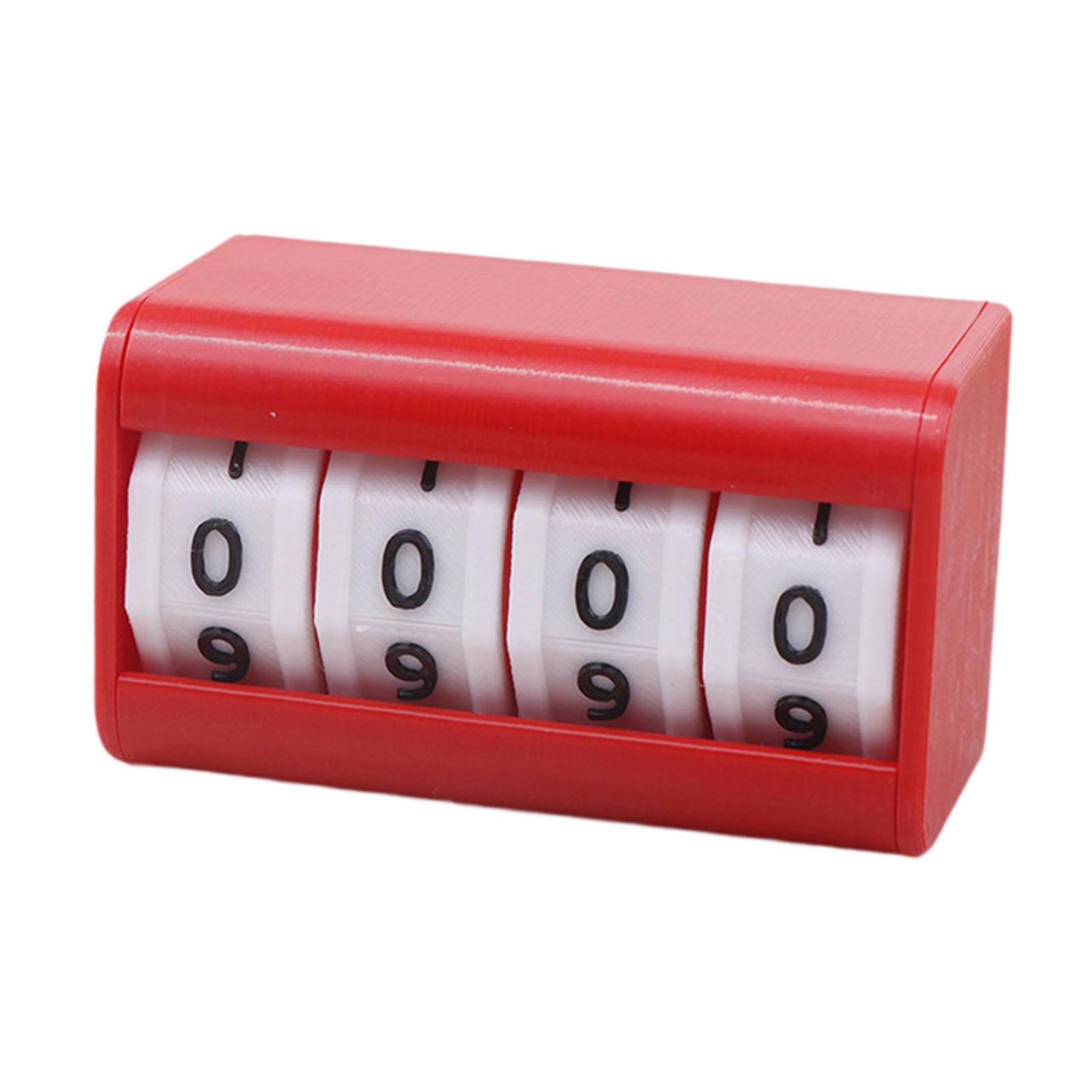 Pool Scoreboard Red