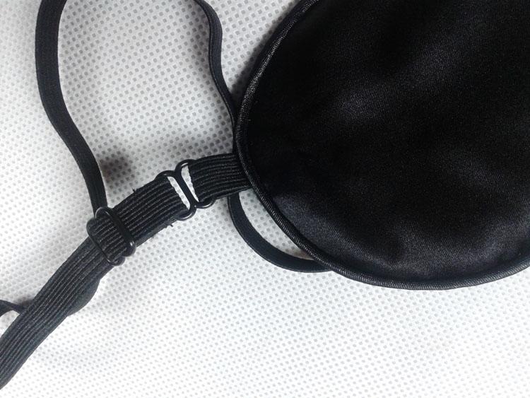 Kids Silk Replaceable Adjustable Corsair Eye Patch Eyeshade Black