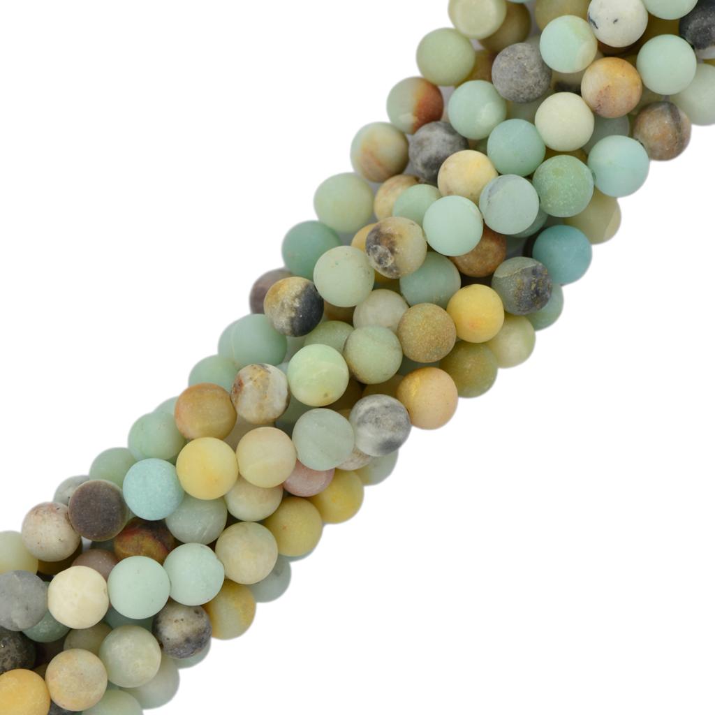 6mm Natural Round Gemstone Loose Spacer Beads Jewelry Making Strand 15"