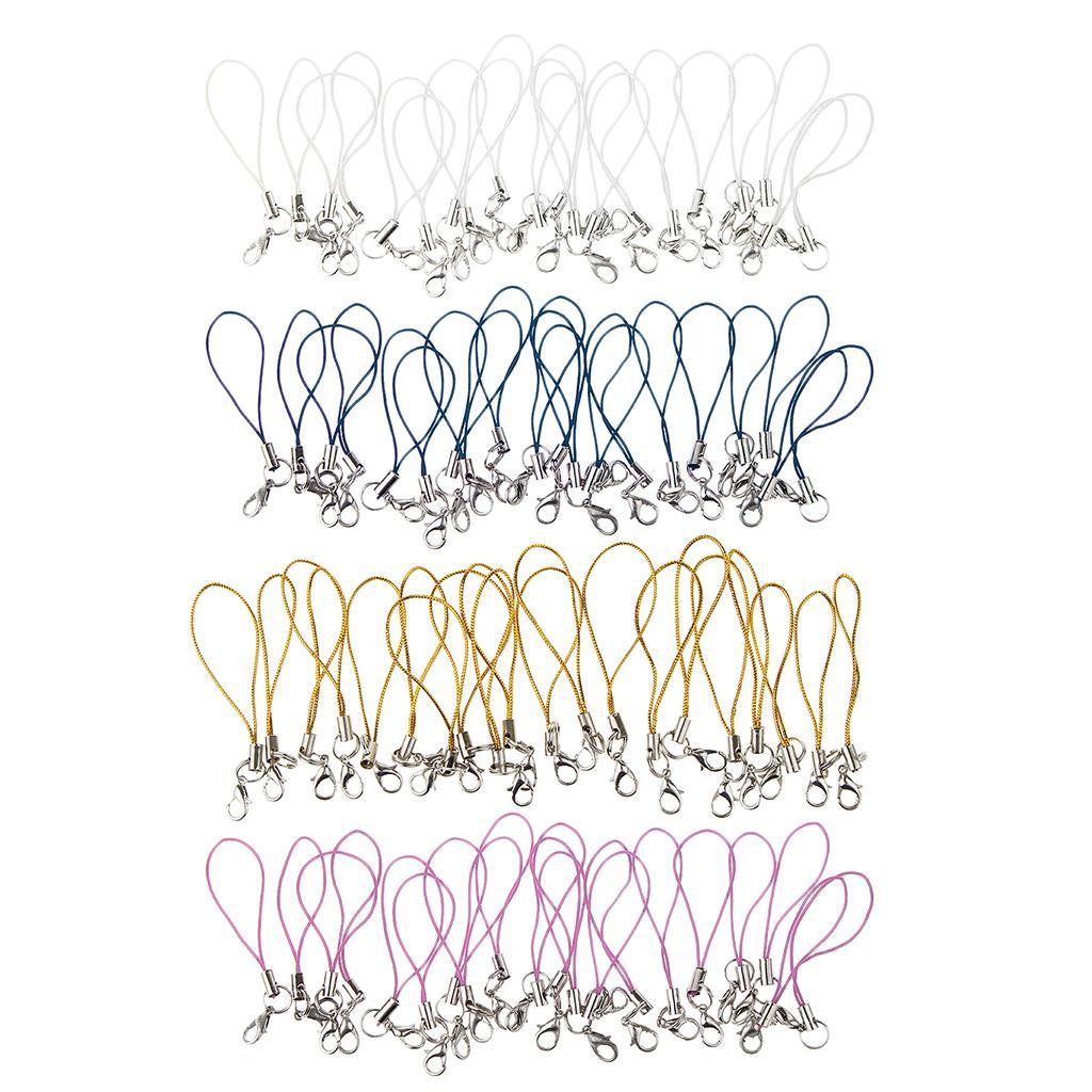 20pcs Bulk Lobster Clasp Cell Phone Lanyard Strap for Keychains Charms Cord - Picture 15 of 22