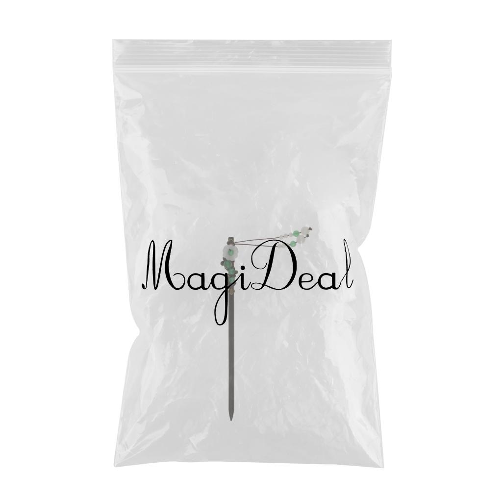 Ethnic Handmade Ebony Flower Hairpin Tassel Hair Stick Updo Accessories 5