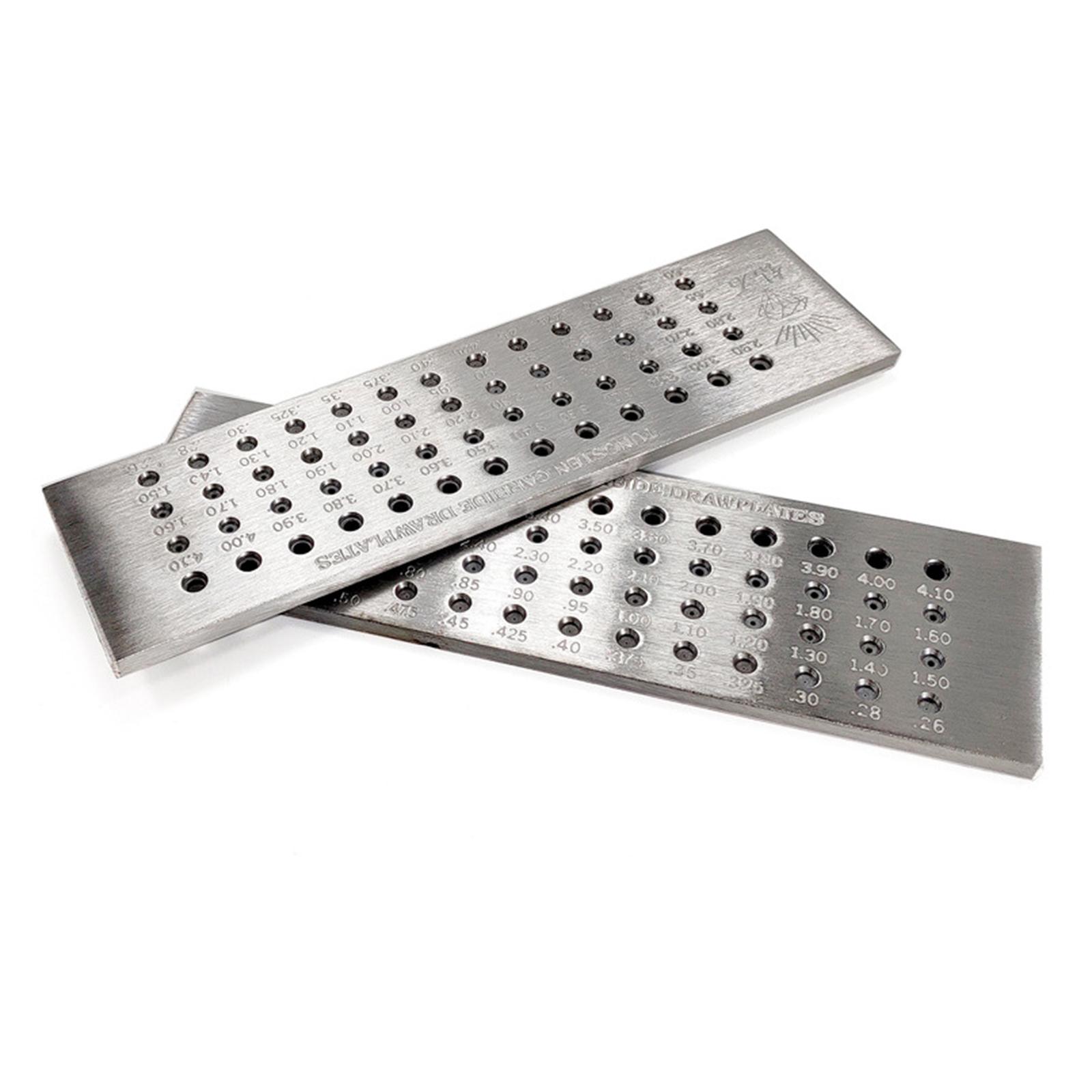 Portable Wire Drawplate Jewelry Making Tungsten Carbide Wire Draw Plate