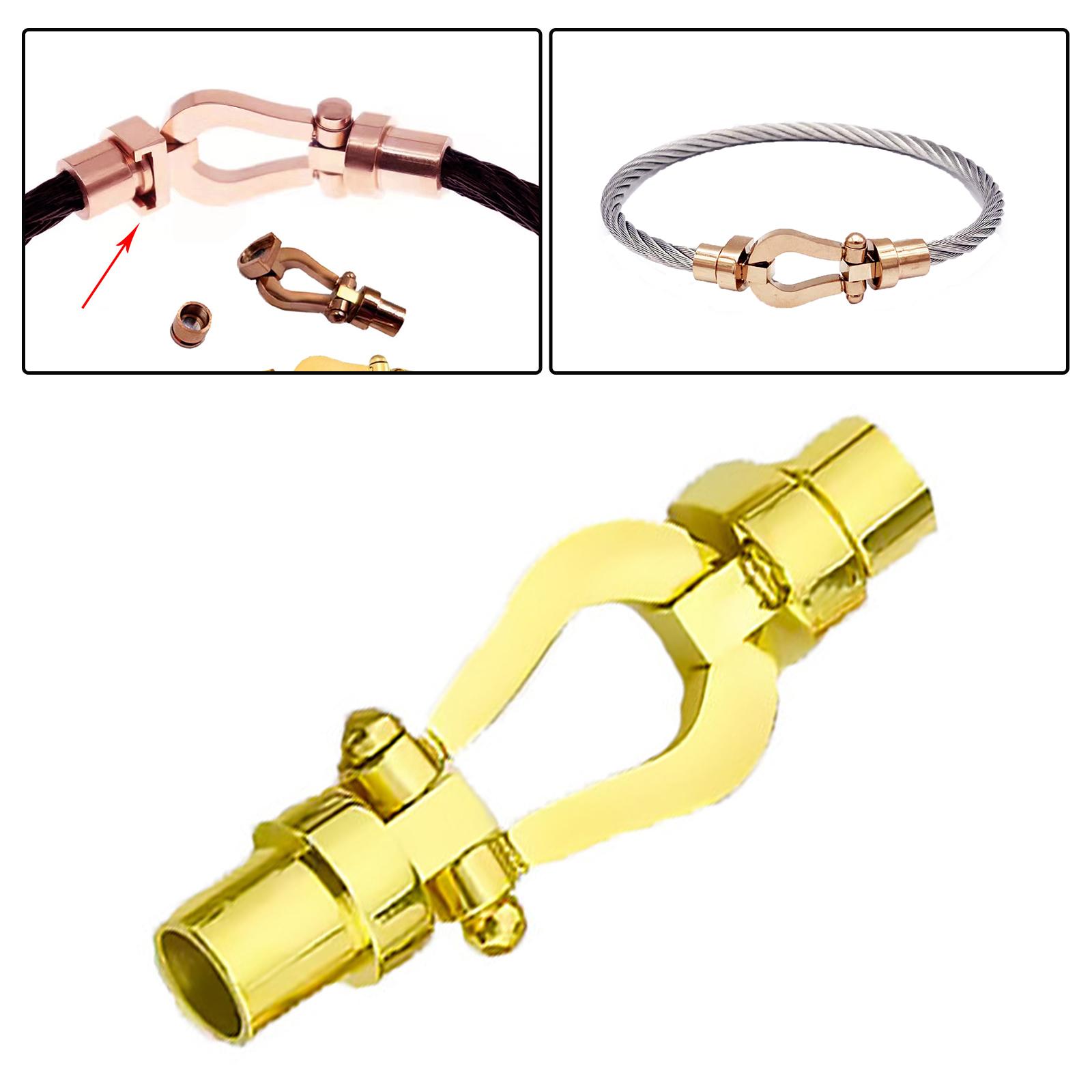 Bracelet Connection Buckle for Replacement DIY Processing Easy to Install Gold  