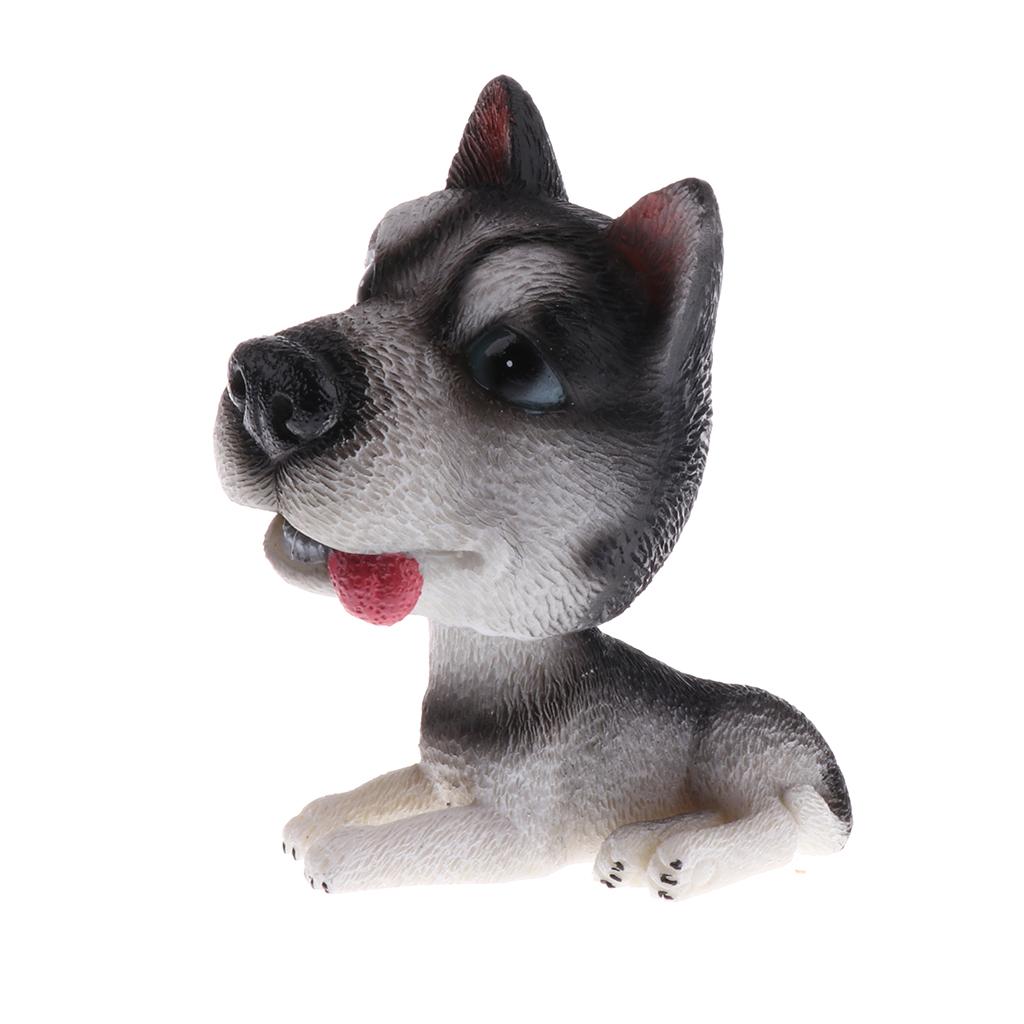 Lifelike Shaking Head Doll Bobbing Dog Toys Home Decor Car Interior Ornaments