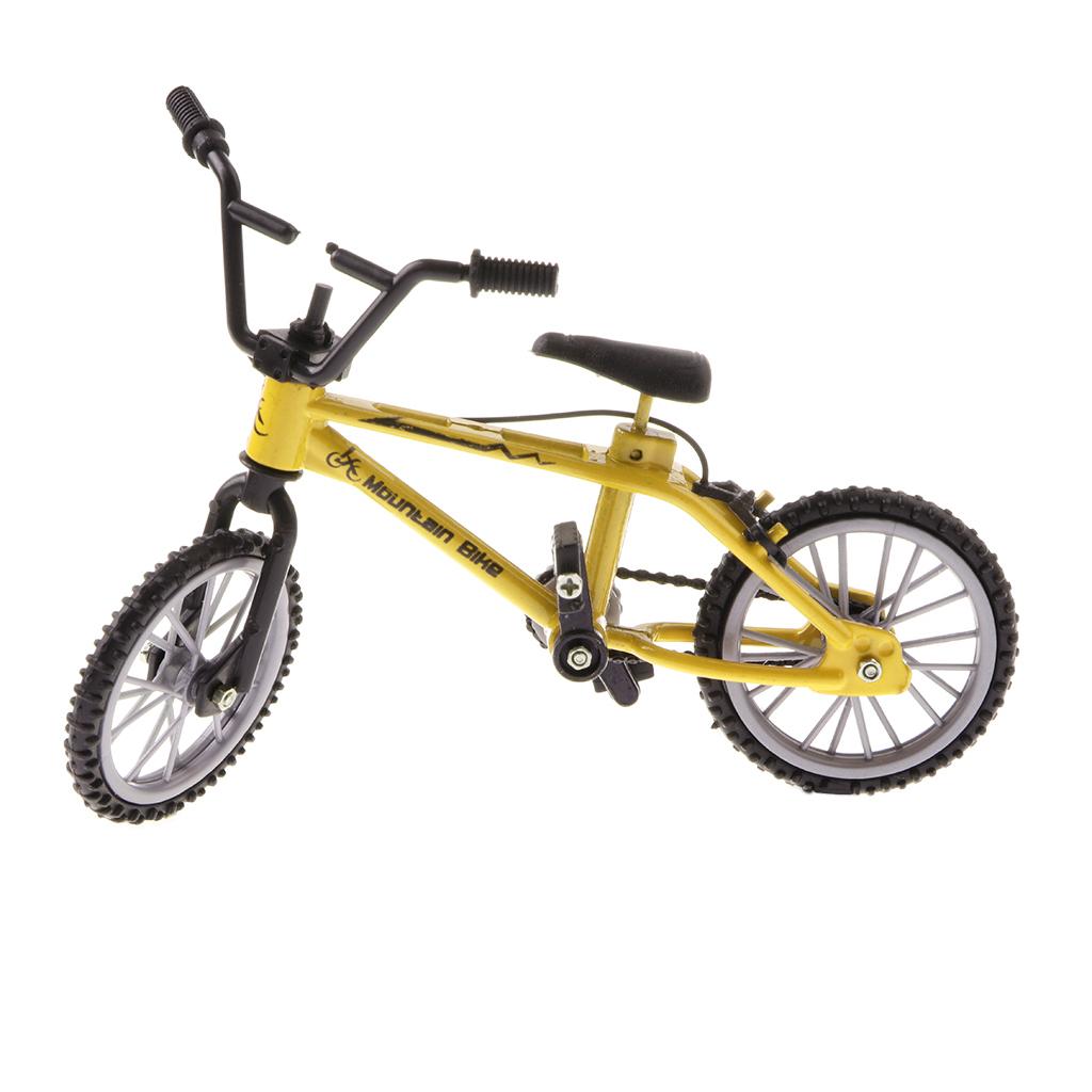 Novel Desk Gadget BMX Bicycle Model Finger Board Bike Toy w/Tool & Lock Set 1:24 