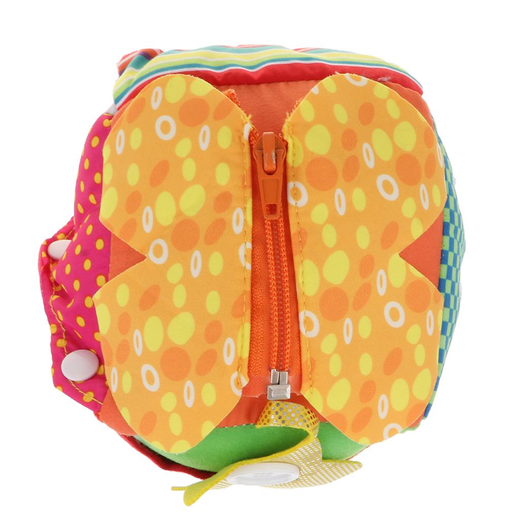 Cloth Shoelace Zipper Button Toy