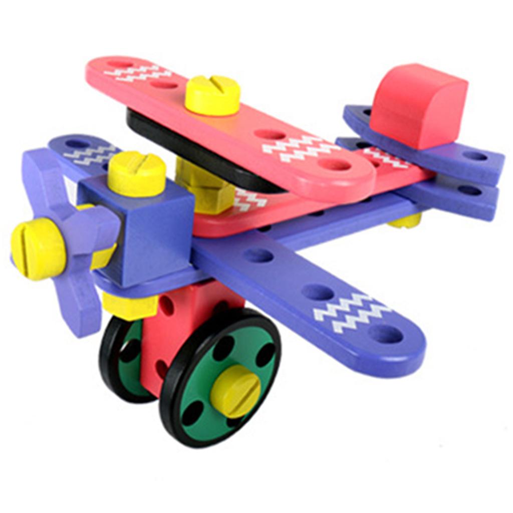 STEM Learning Toy Helicopter Construction Engineering Building Blocks