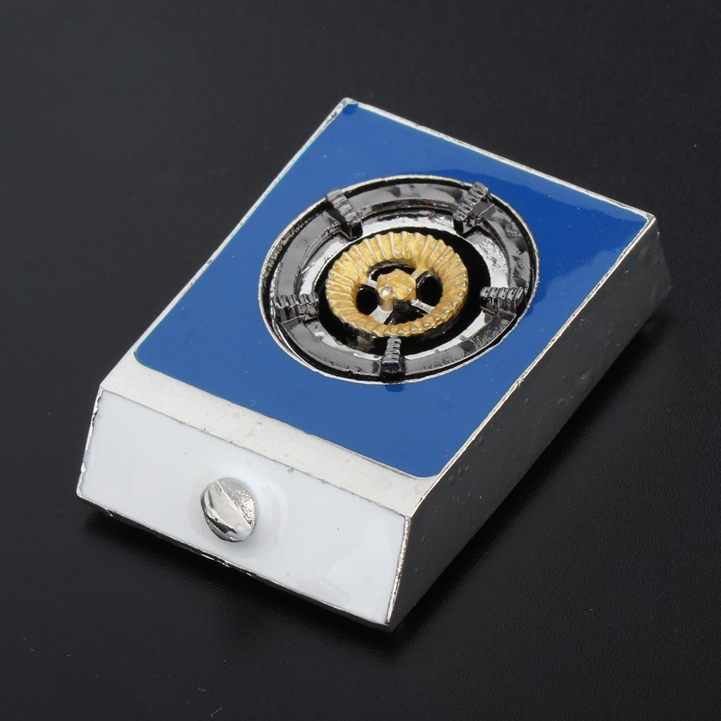 1:12 Miniature Metal Gas Stove Burner Model Dollhouse Kitchen Furniture Accs