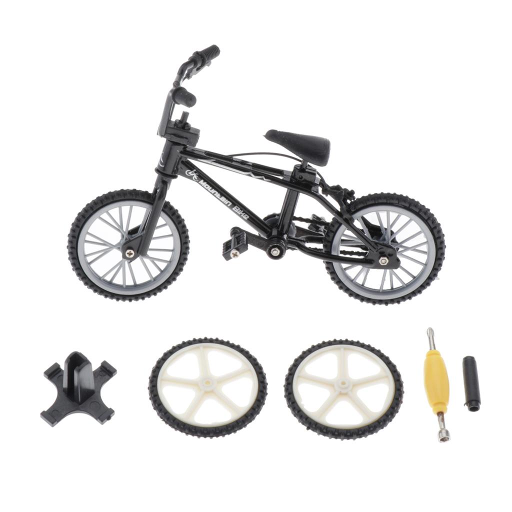 Finger bike model toy set Black