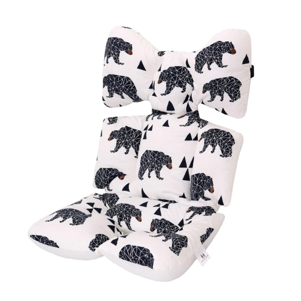 Seat Pad For Baby Infant Stroller Cushion Newborn Pram Line Mat Bear