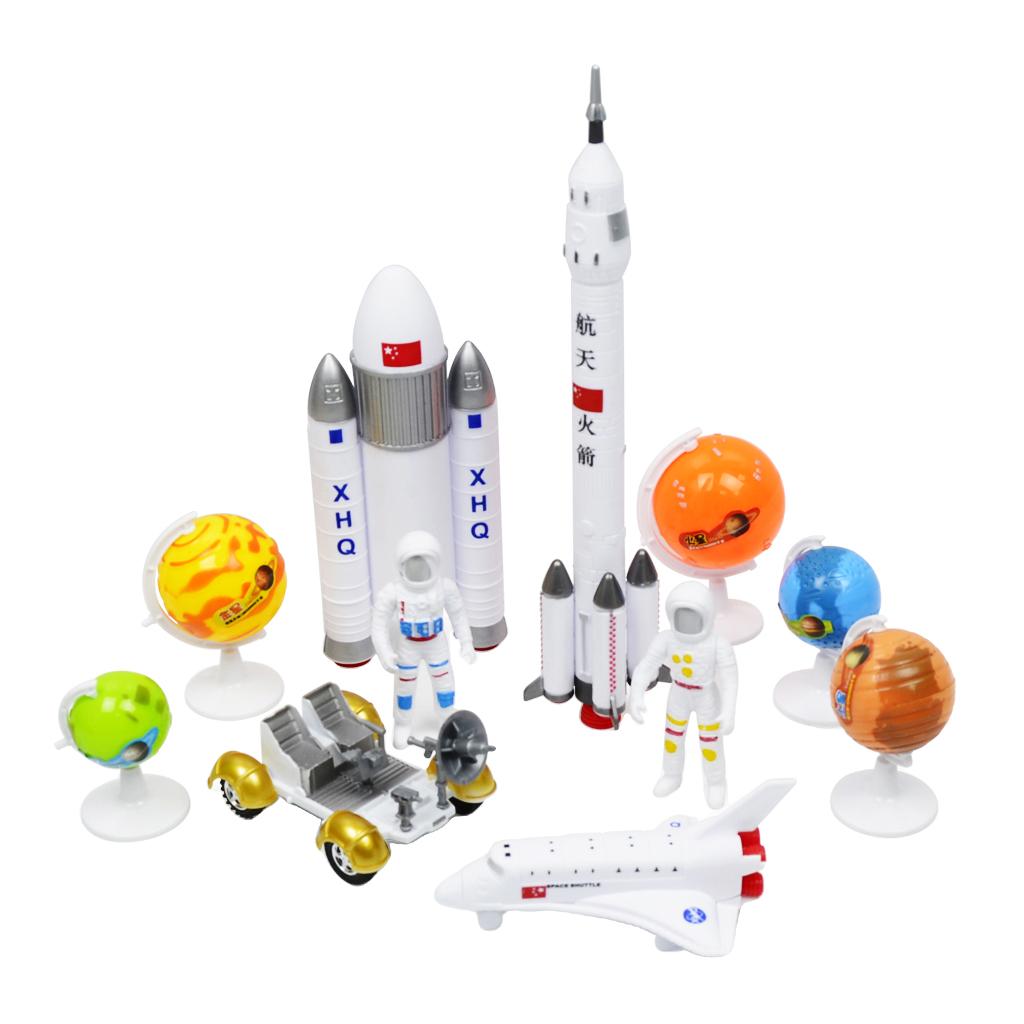 Space Exploration Toy Suit Aviation Rocket Planet Model Toys Age 3+