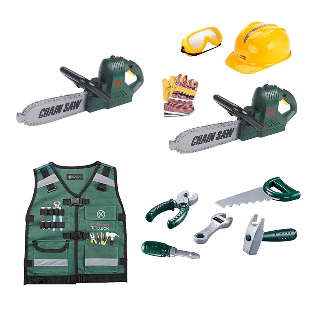 1:1 Simualtion Pretend Play Engineer Cosplay Tools Kits 1pcs Chainsaw