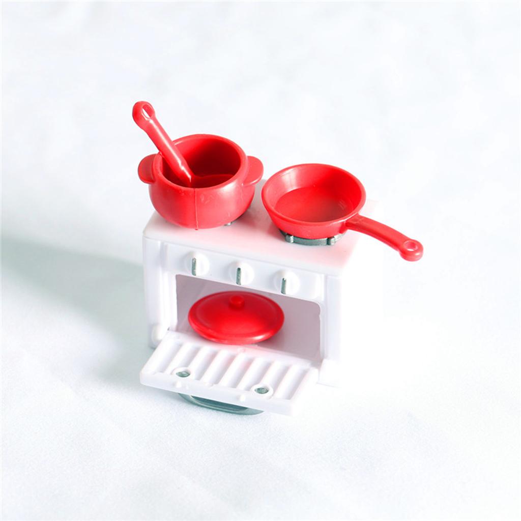 1:12 Dollhouse Kitchen Appliance Mini Cookware Miniaturess Accessory Oven