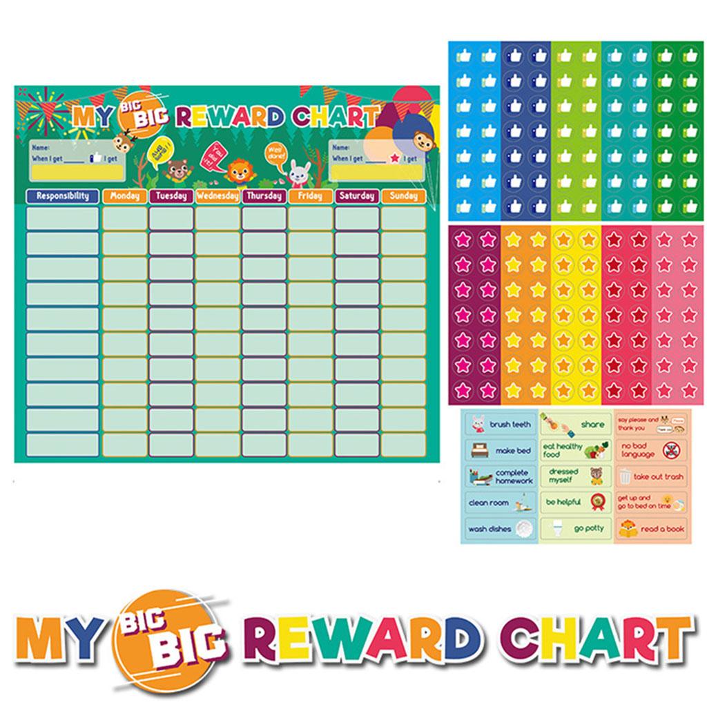 2xKids Magnetic Rewards Chart Behavior Educational Toy Incentive for Children