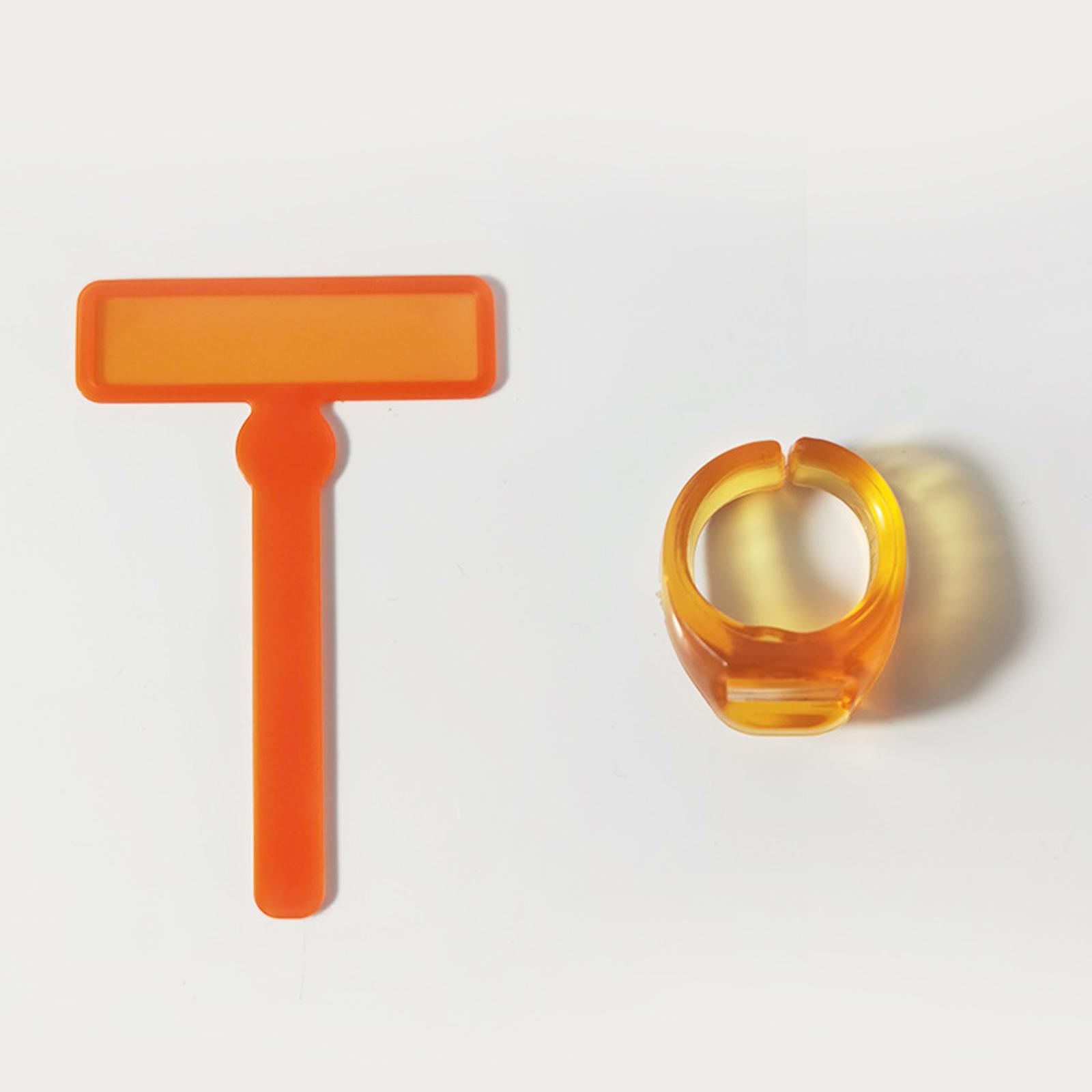 Guided Reading Strip Transparent Reading Sentence Strip for Teacher Supplies Orange