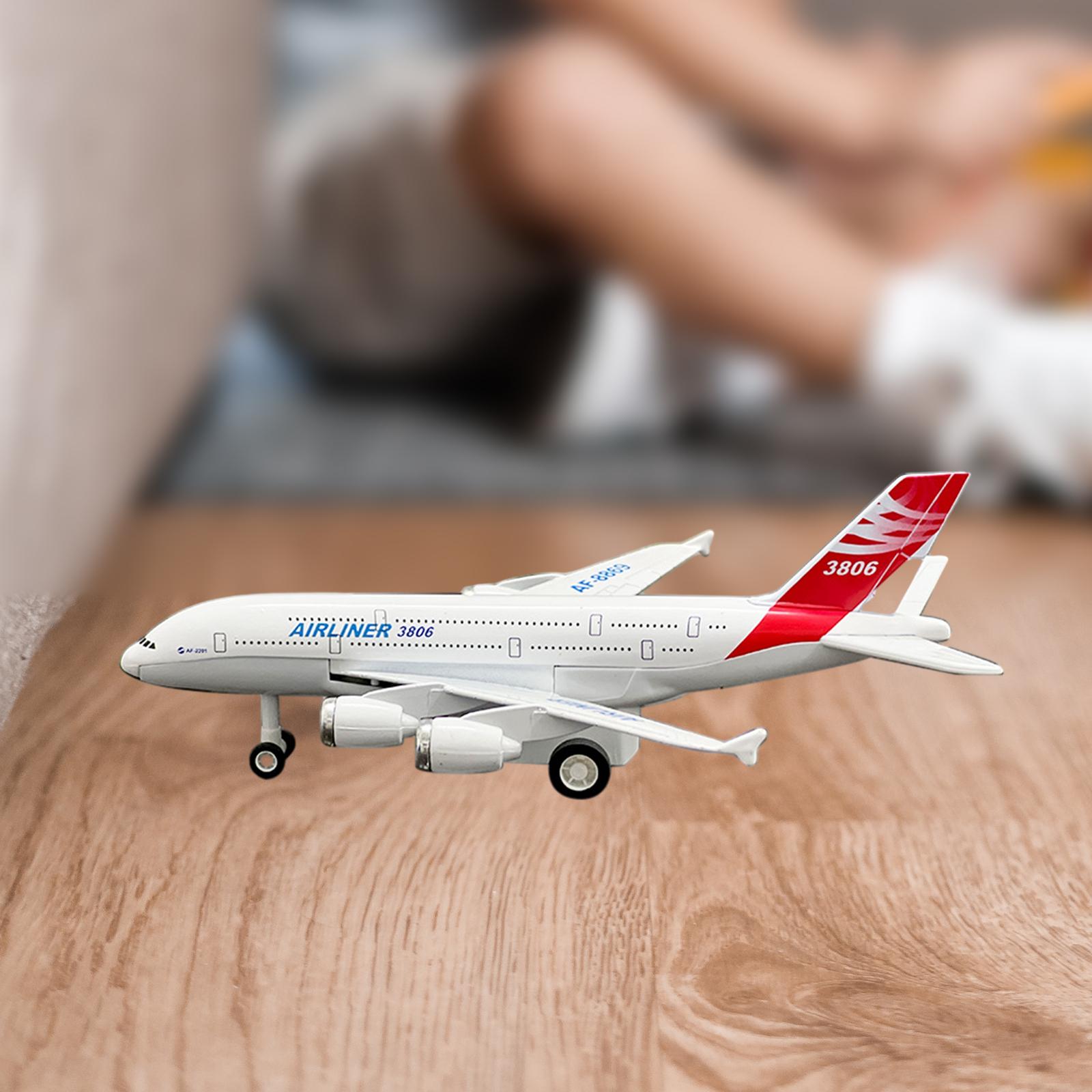 Aircraft Diecast Model Pull Back Helicopter for TV Cabinet Bedroom Bookshelf