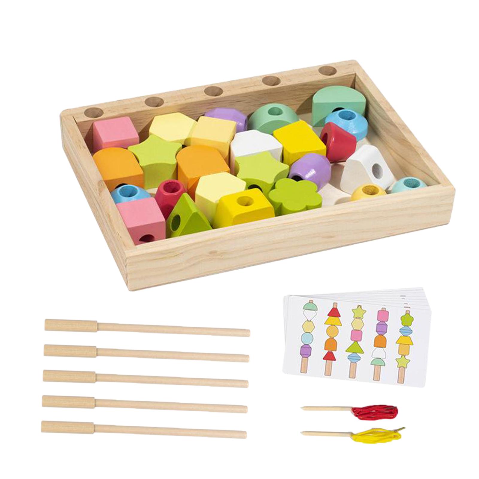 Wooden Beads Sequencing Toy