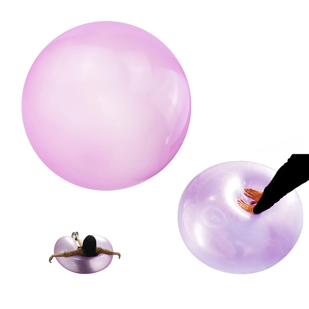 Inflatable Bubble Ball Super Stretch Bubbles Balloon Outdoor Party Purple S