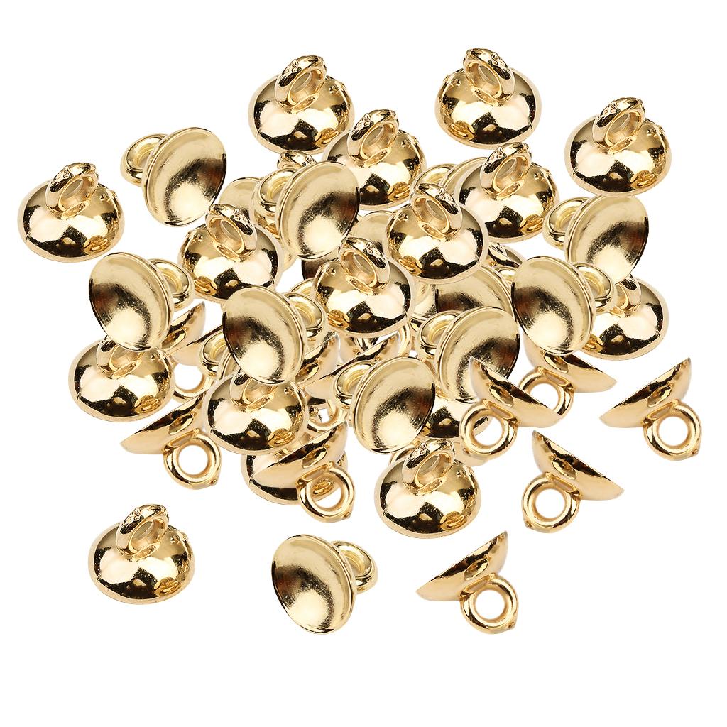 10pcs Brass shape Bell End Bead Cap Tip Jewelry Findings Craft Making Bronze