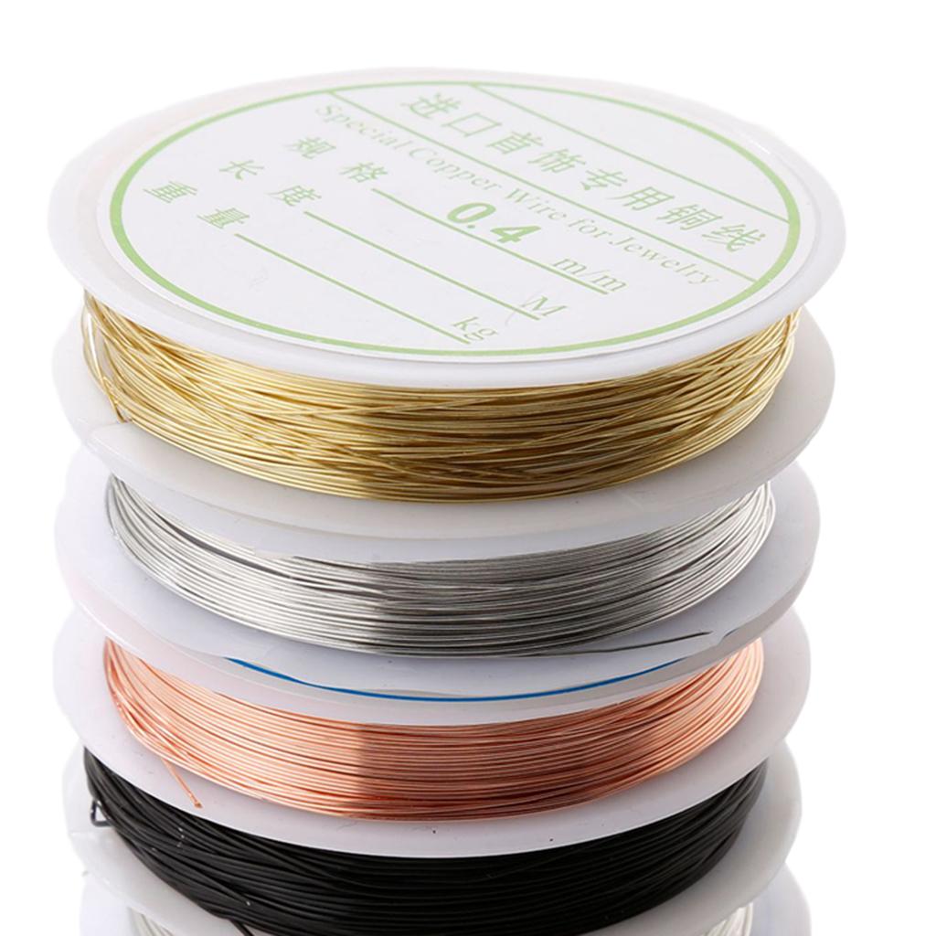 5/6Pcs 0.4mm Copper Wire Jewelry Making Accessories 5Pieces 04mm