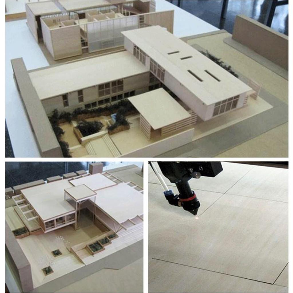 Unfinished Wood Square Plaques Cutout Pieces for DIY 200x200x3mm