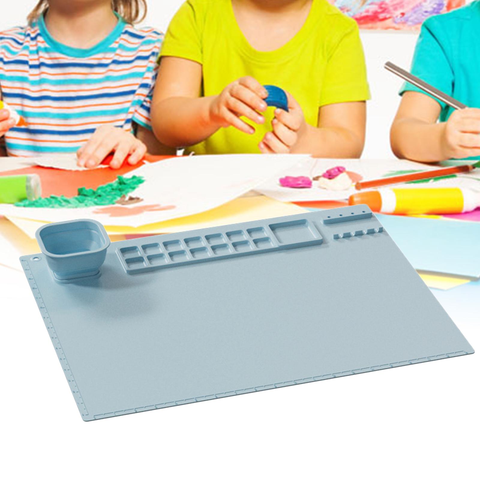 Silicone Mat for Resin Casting Heat Resistant Nonstick Multifunctional Blue