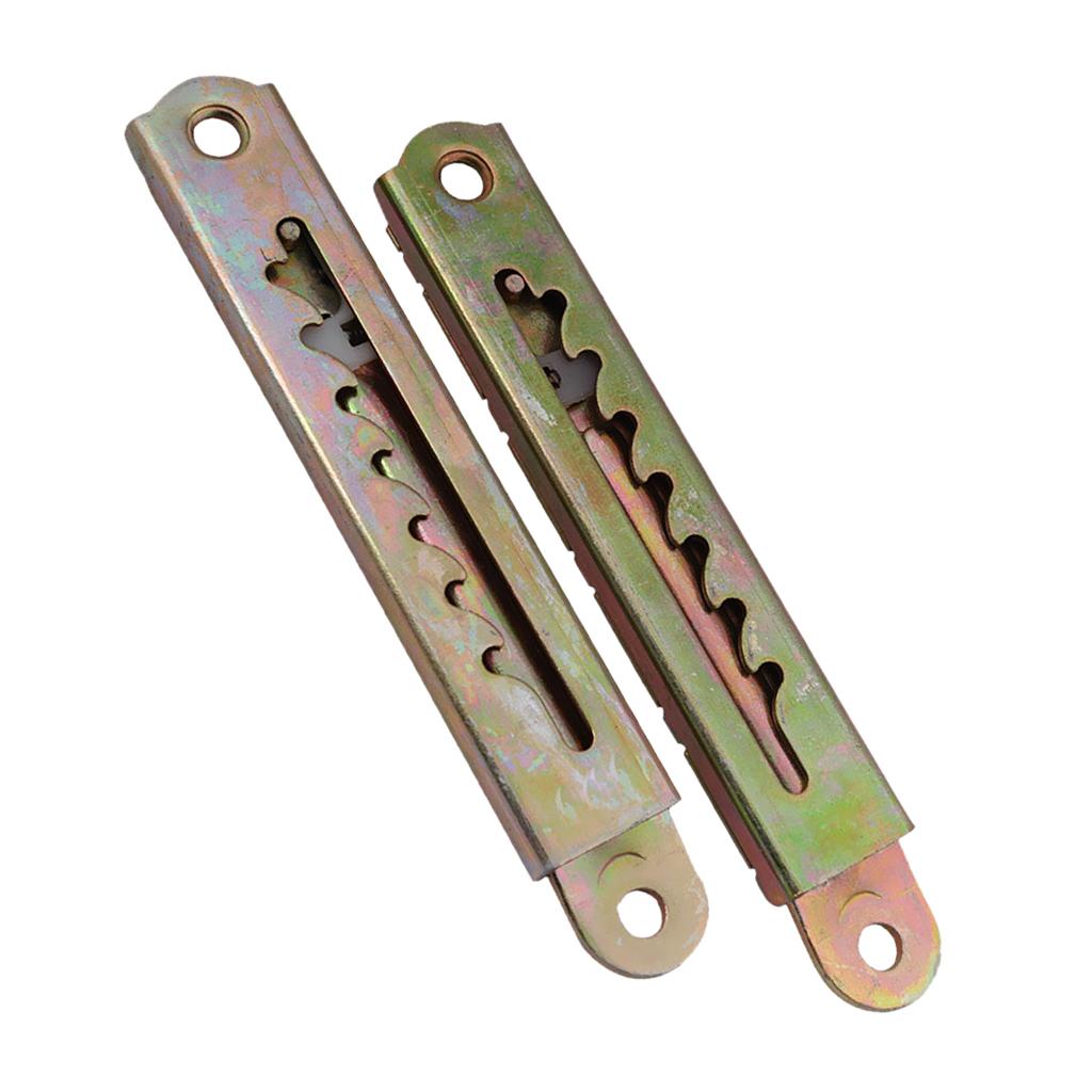 2xSofa Bed Home Headrest Adjustable Angle Mechanism Hinge Hardware 7-Position