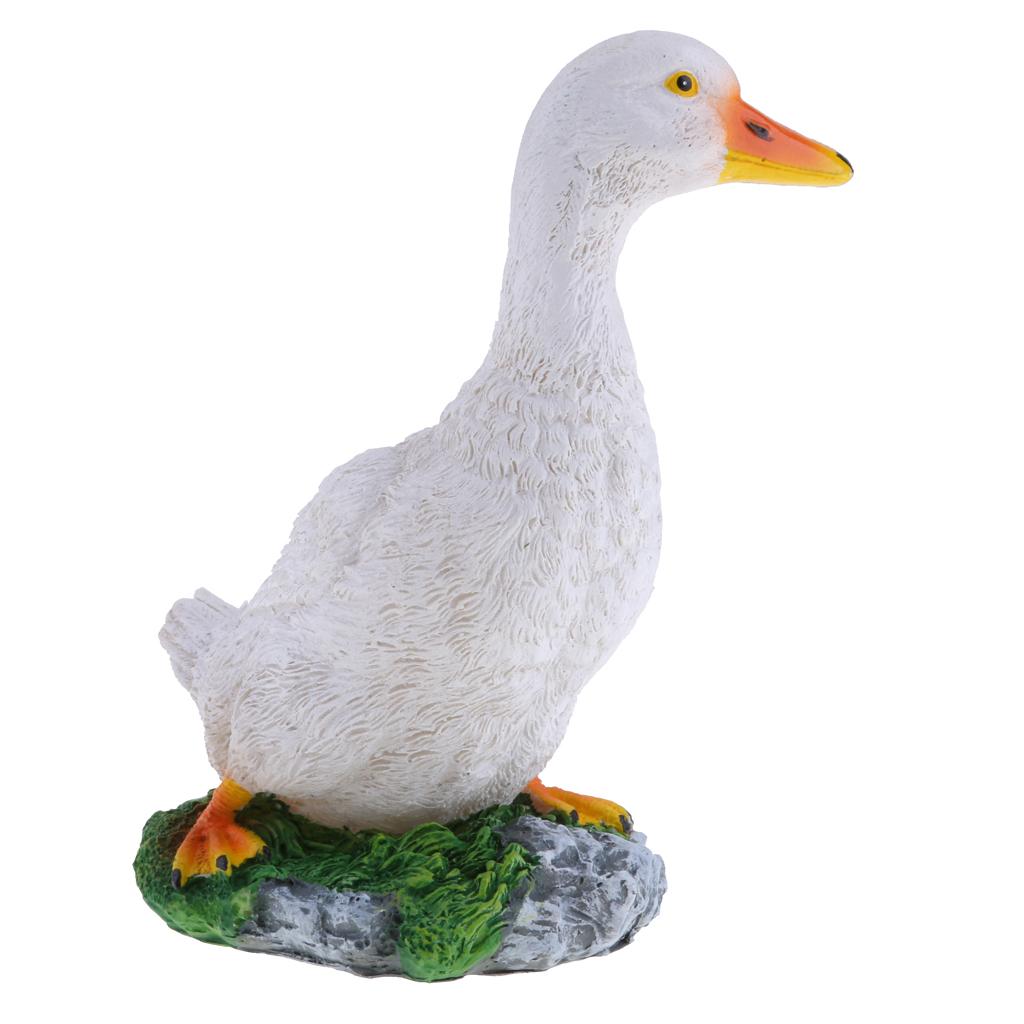 resin duck statue