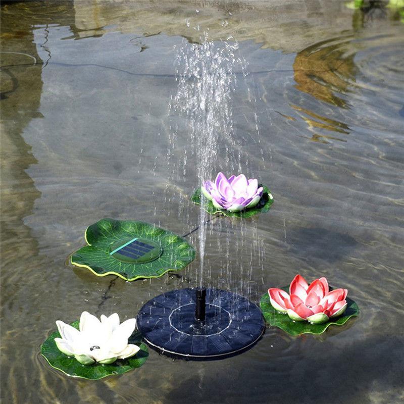 Springbrunnen Solar Wasserpumpe schwimmender Fontäne Pumpe für