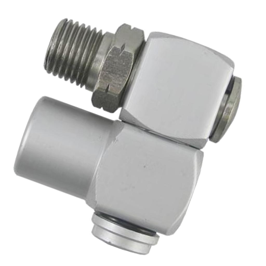 Pneumatic Universal Joint Coupler Adapter Male Fitting 1/4'' Female Alloy Air Compressor Automotive Parts