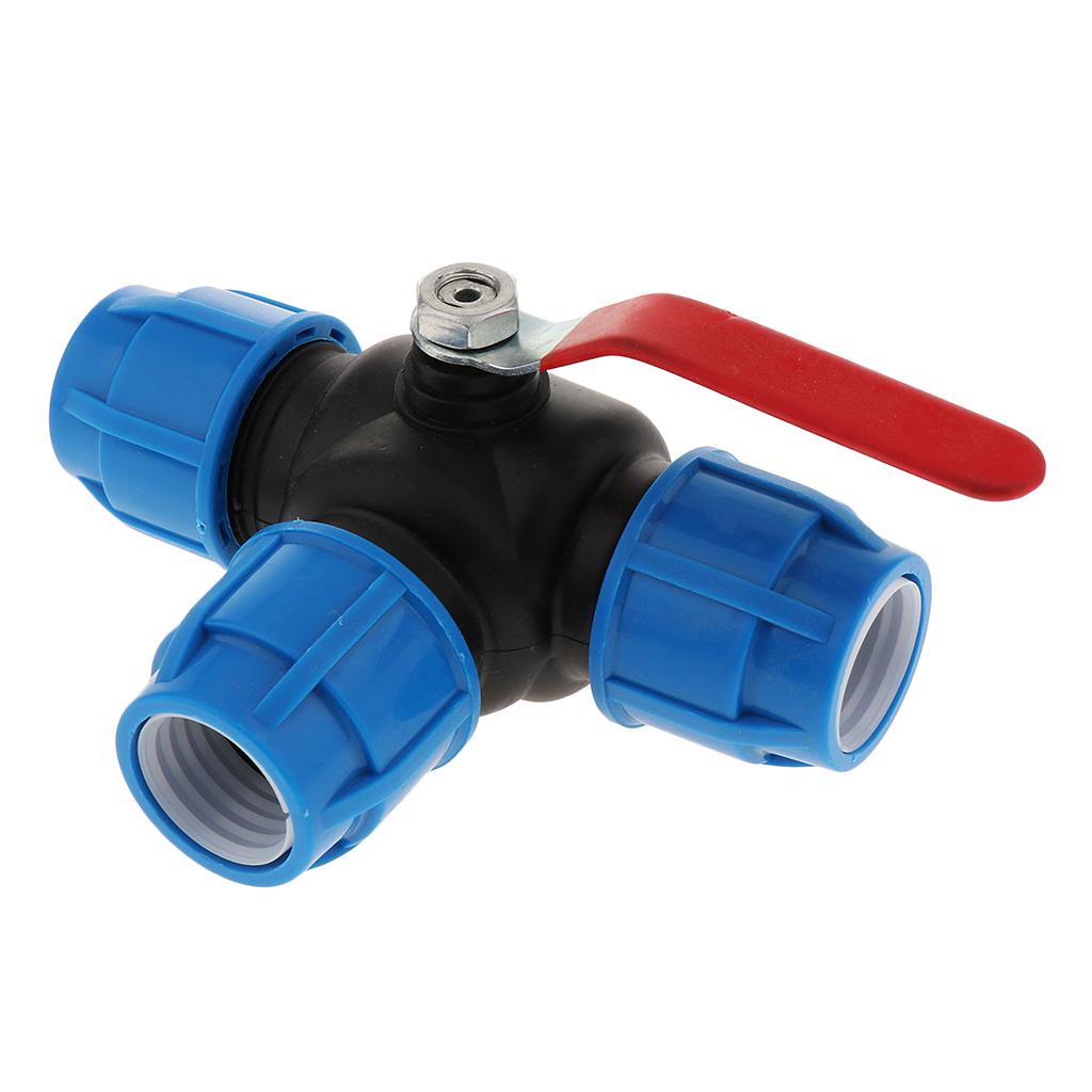 Push Fittings with Valve Tube Tee Union Pneumatic Push for PPR/ PE/ PVC