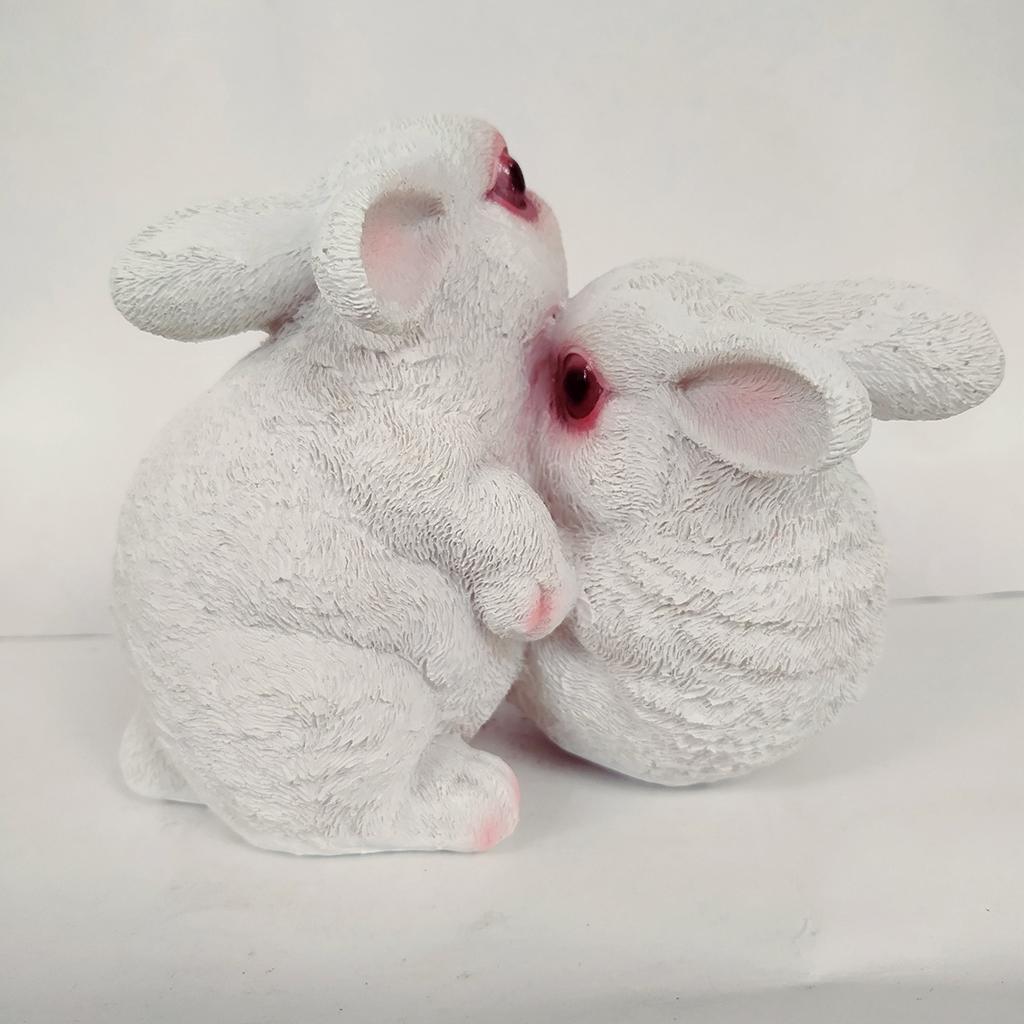 resin rabbit statue