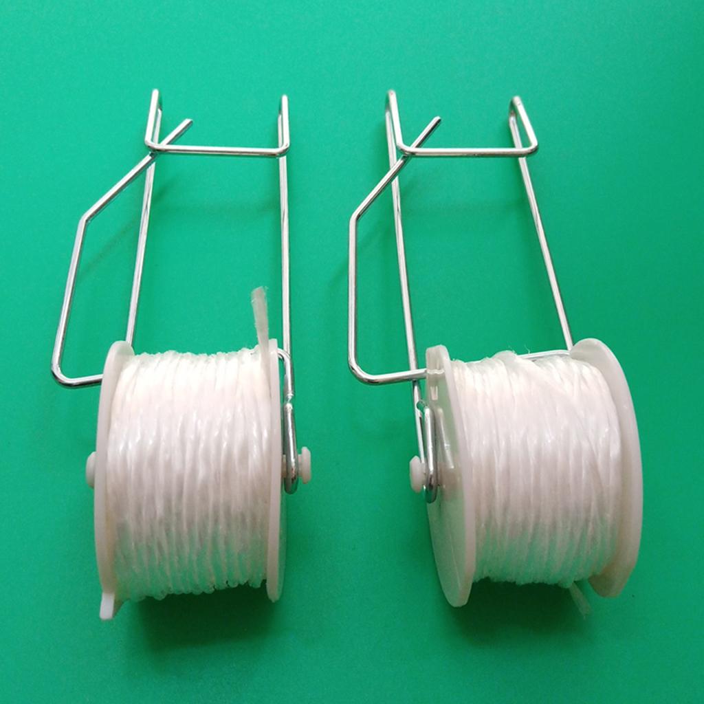 2x  15M Garden Tomato Hook Vegetable Clamps For Garden Farms Planting 