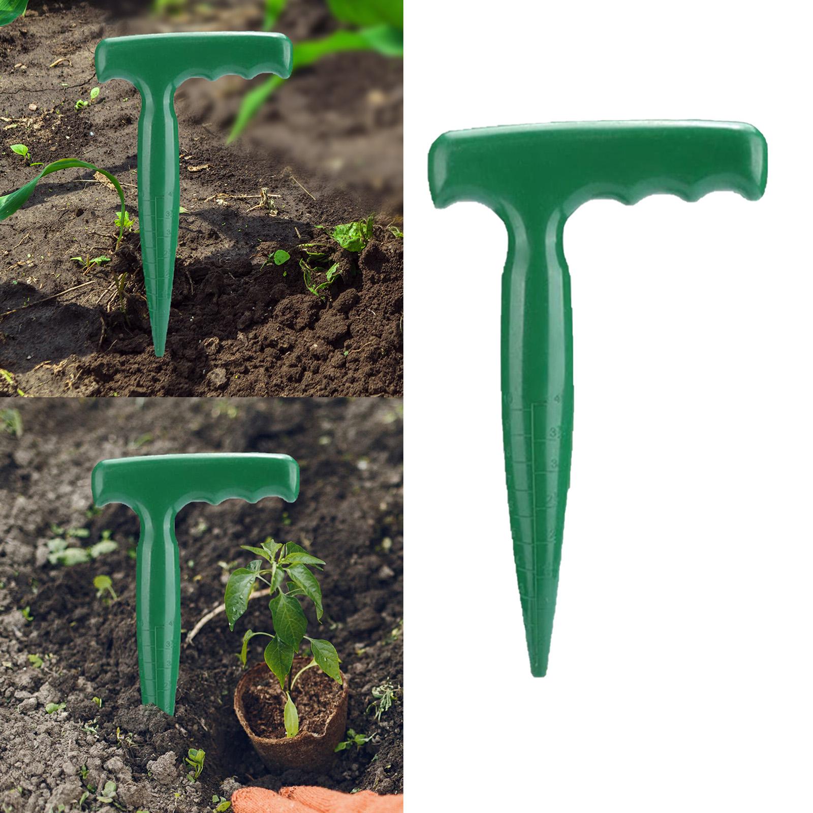 Natural Dibber Sow Puncher PP Sow Seeder for Patio Flowers Vegetable