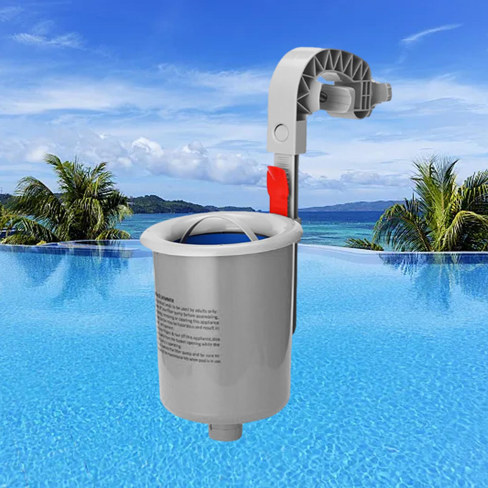 Automatic Pool Skimmer Wall Mount Durable Pond Skimmer Kits Leaf Removes