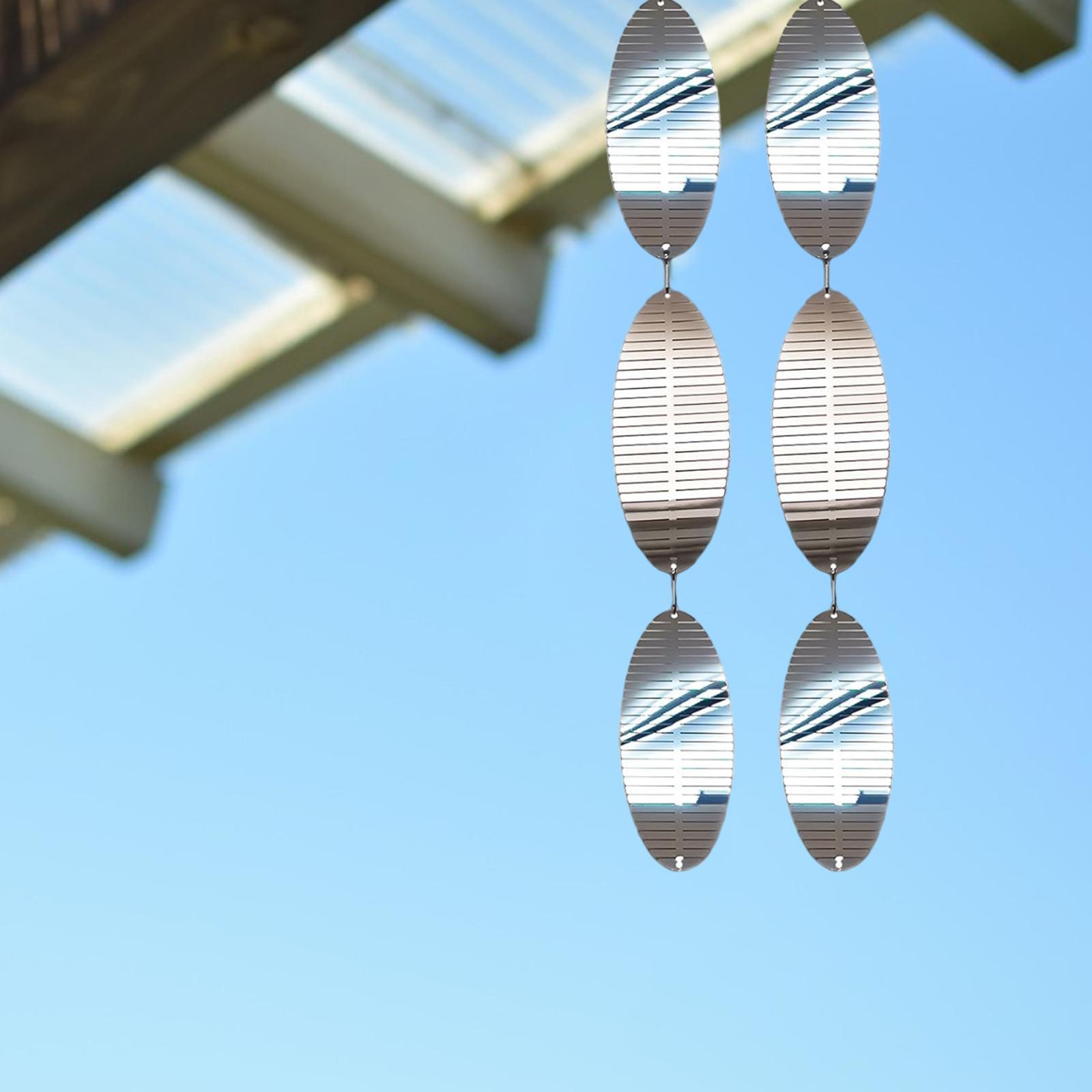 Bird Deterrent Reflective Scare Rods Reusable for Yard Farmhouse 2pcs