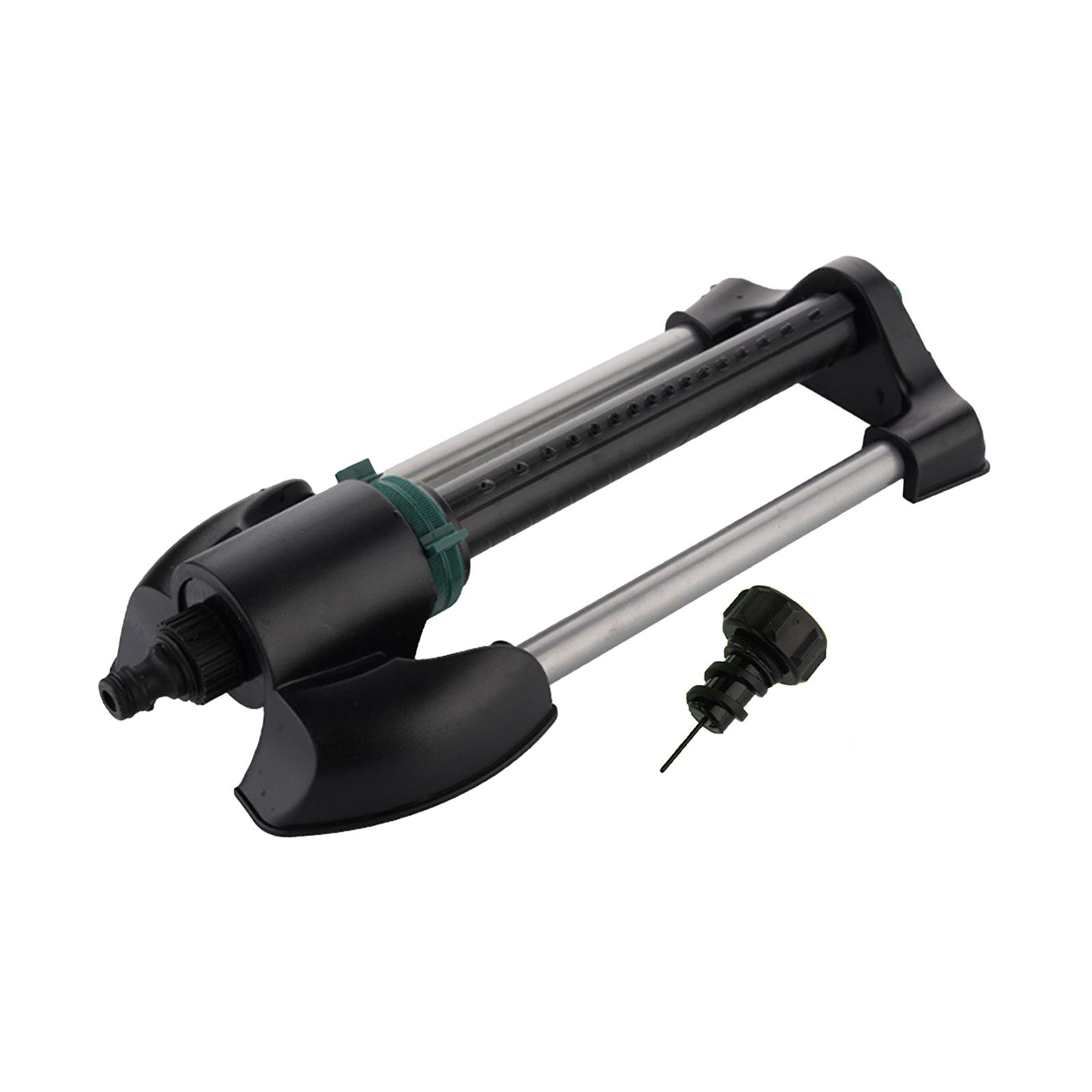 Oscillating Sprinkler Improve Irrigation Efficiency Multifunctional for Yard Black 16 Holes
