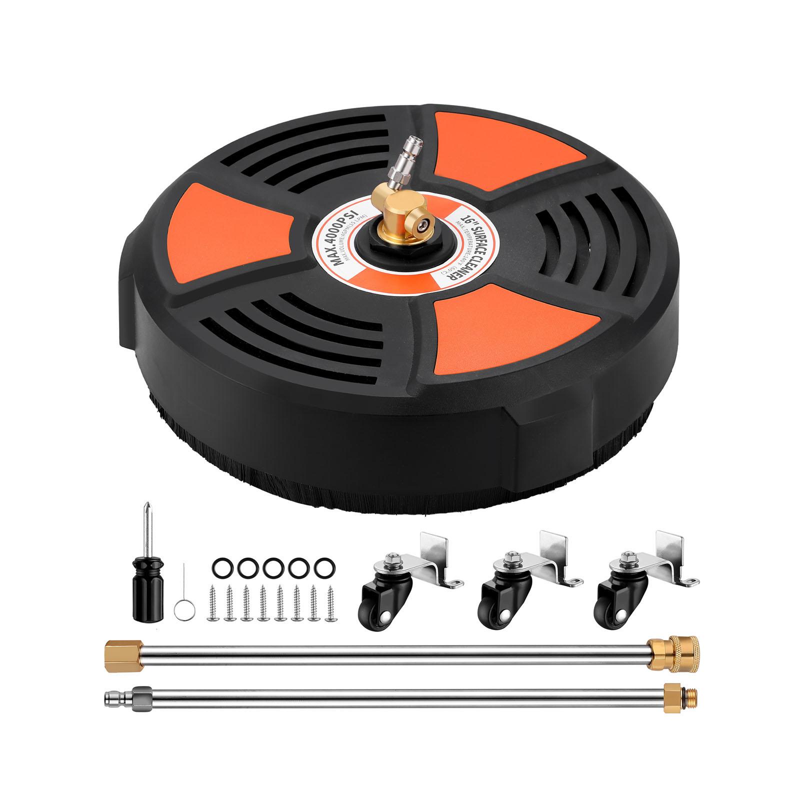 16" Pressure Washer Surface Cleaner Wear Resistant for Cleaning Garden Decks