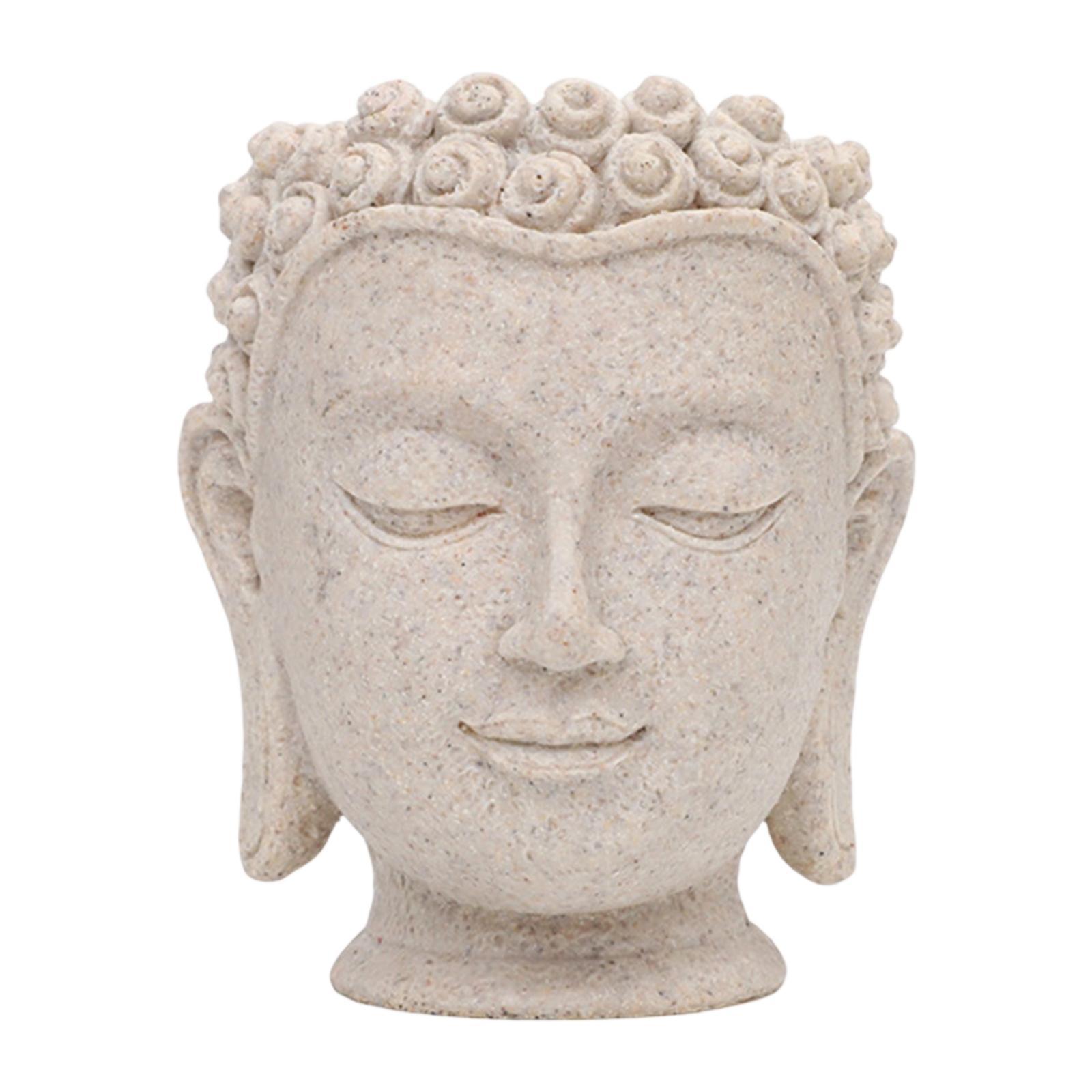 Buddha Head Flower Pot