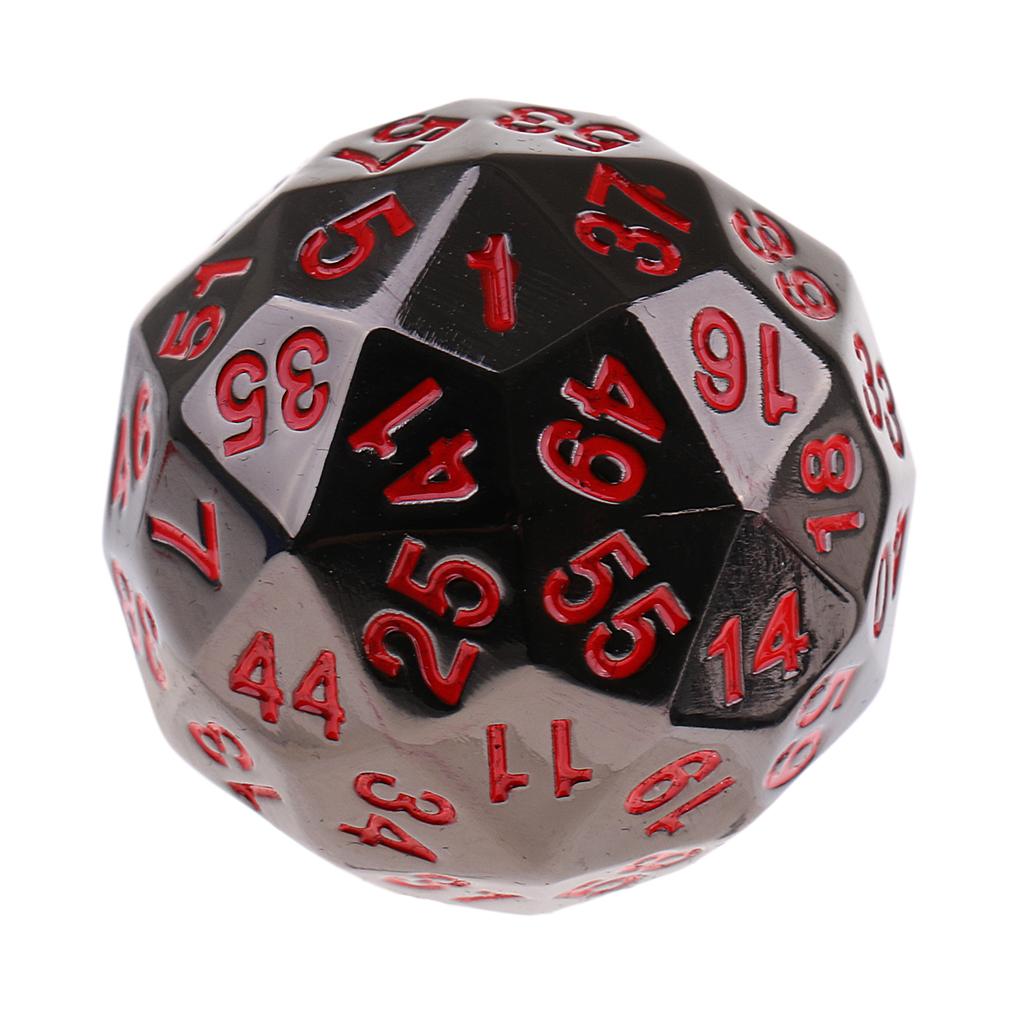 digital board game dice d60 alloy die for drinking game d