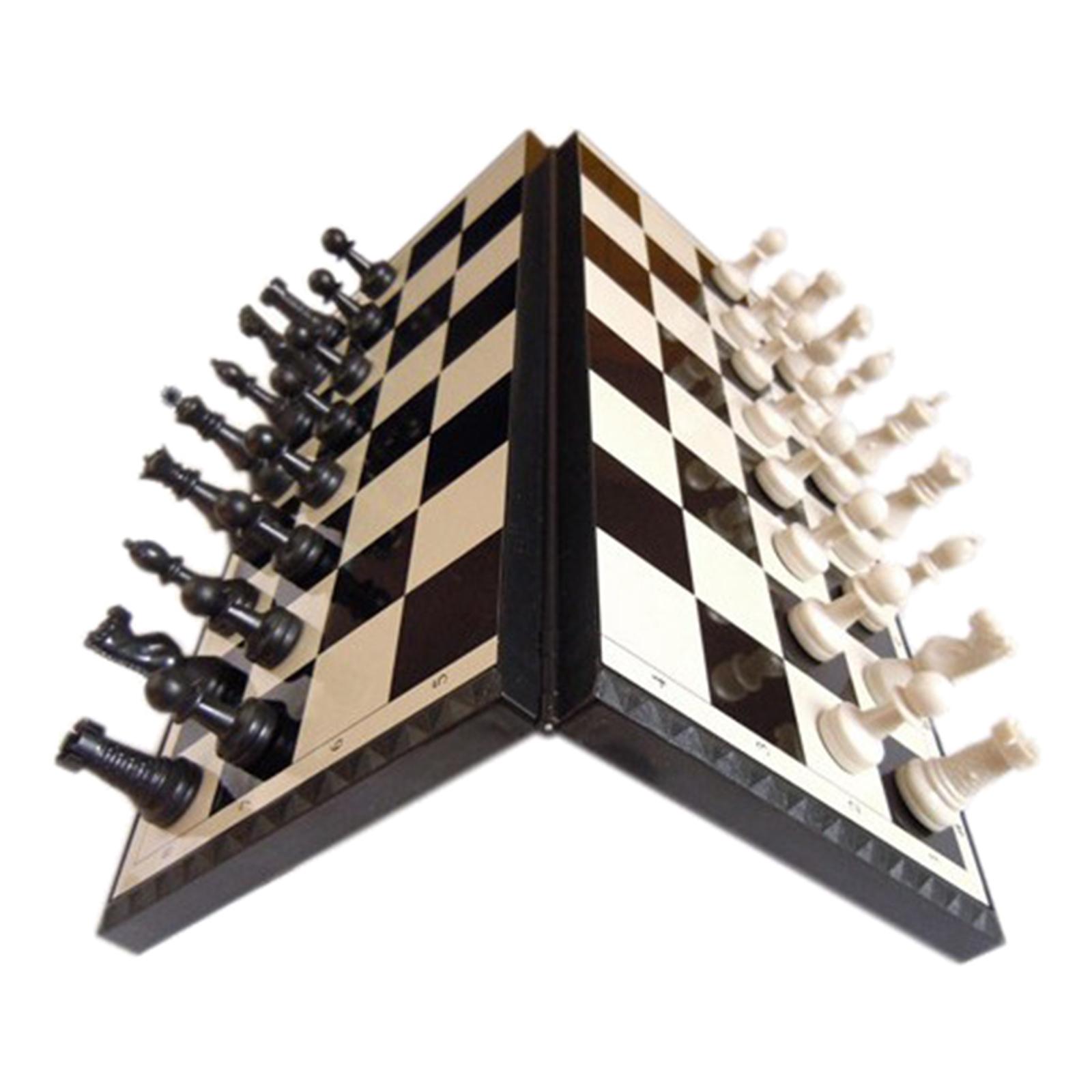 Classic 11" Chess Set Magnetic Chess Pieces Entertainment Board Game Toys