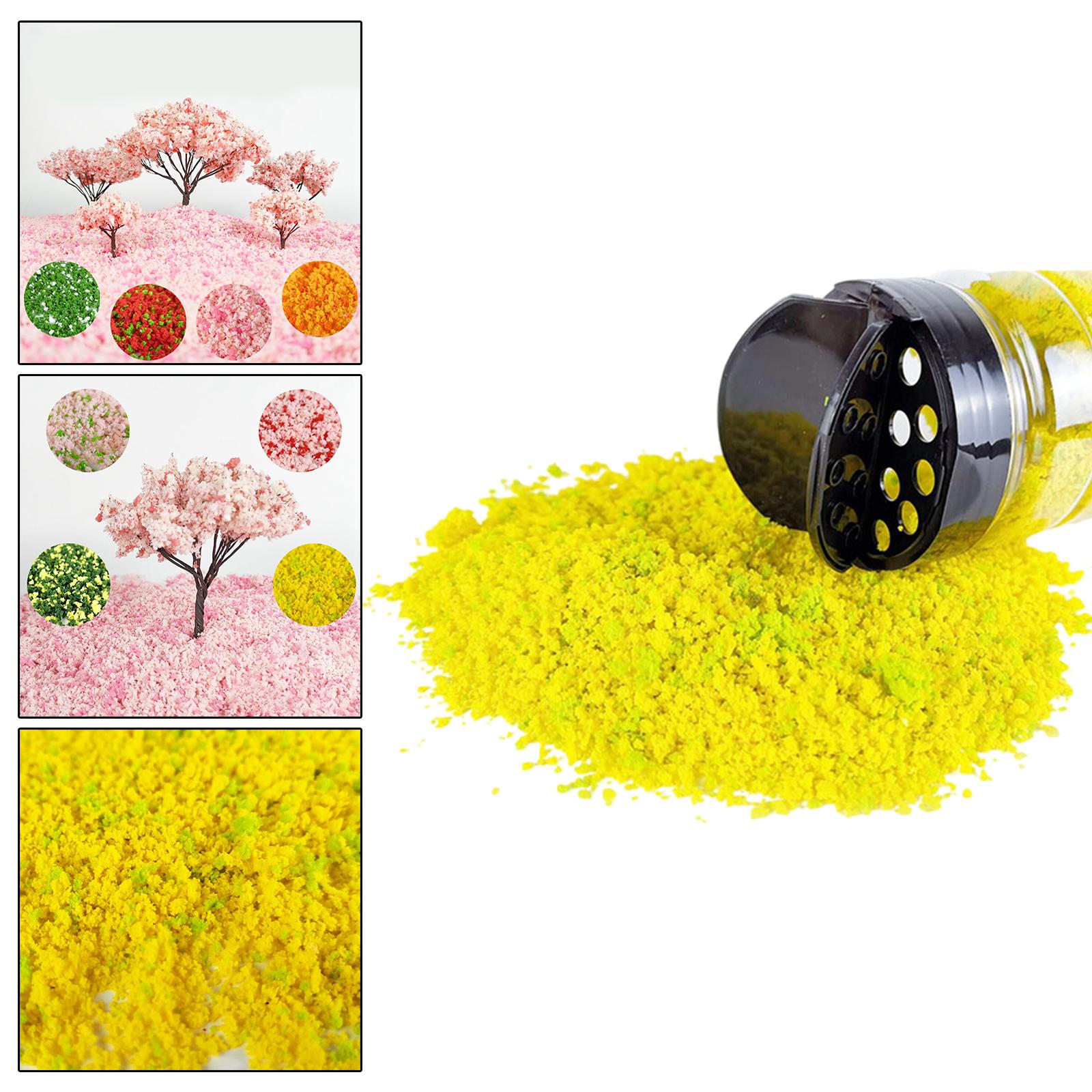 Miniature Tree Powder Model Railway Materials Diorama Scenery Yellow