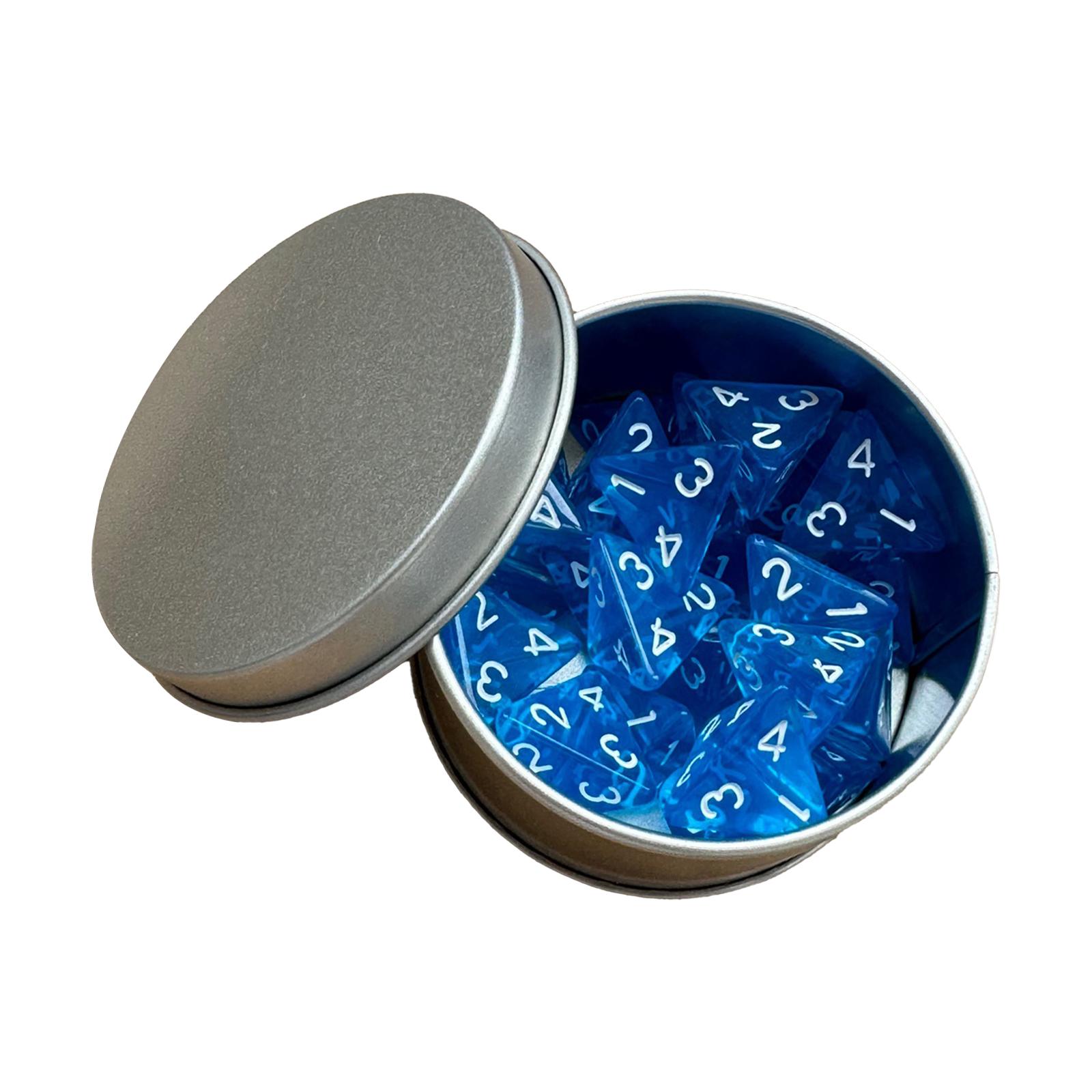 D4 Die Table Gaming Dice 25 Pieces