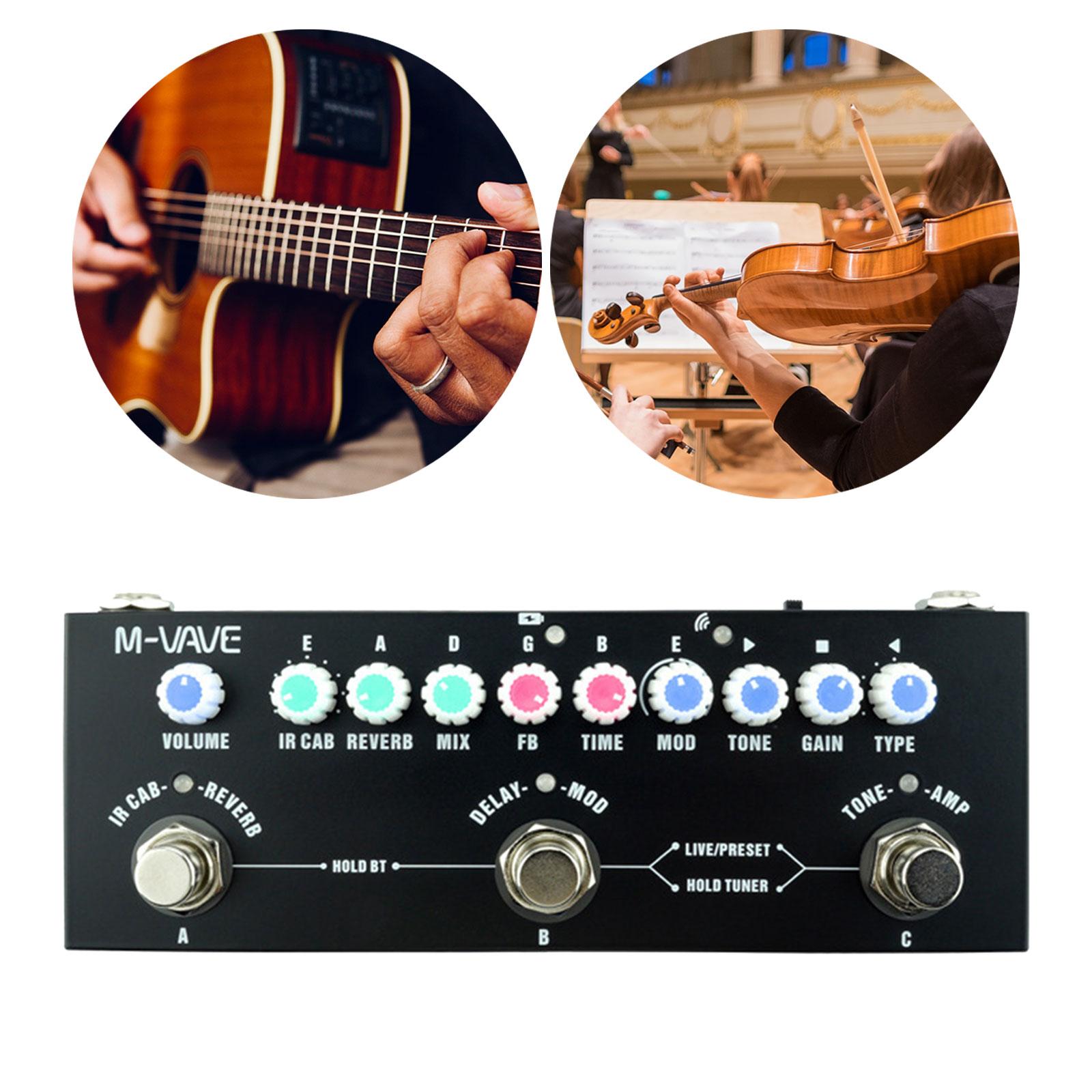 Multi Effects Pedal Headphone Jack for Beginners Electric Guitar Performance