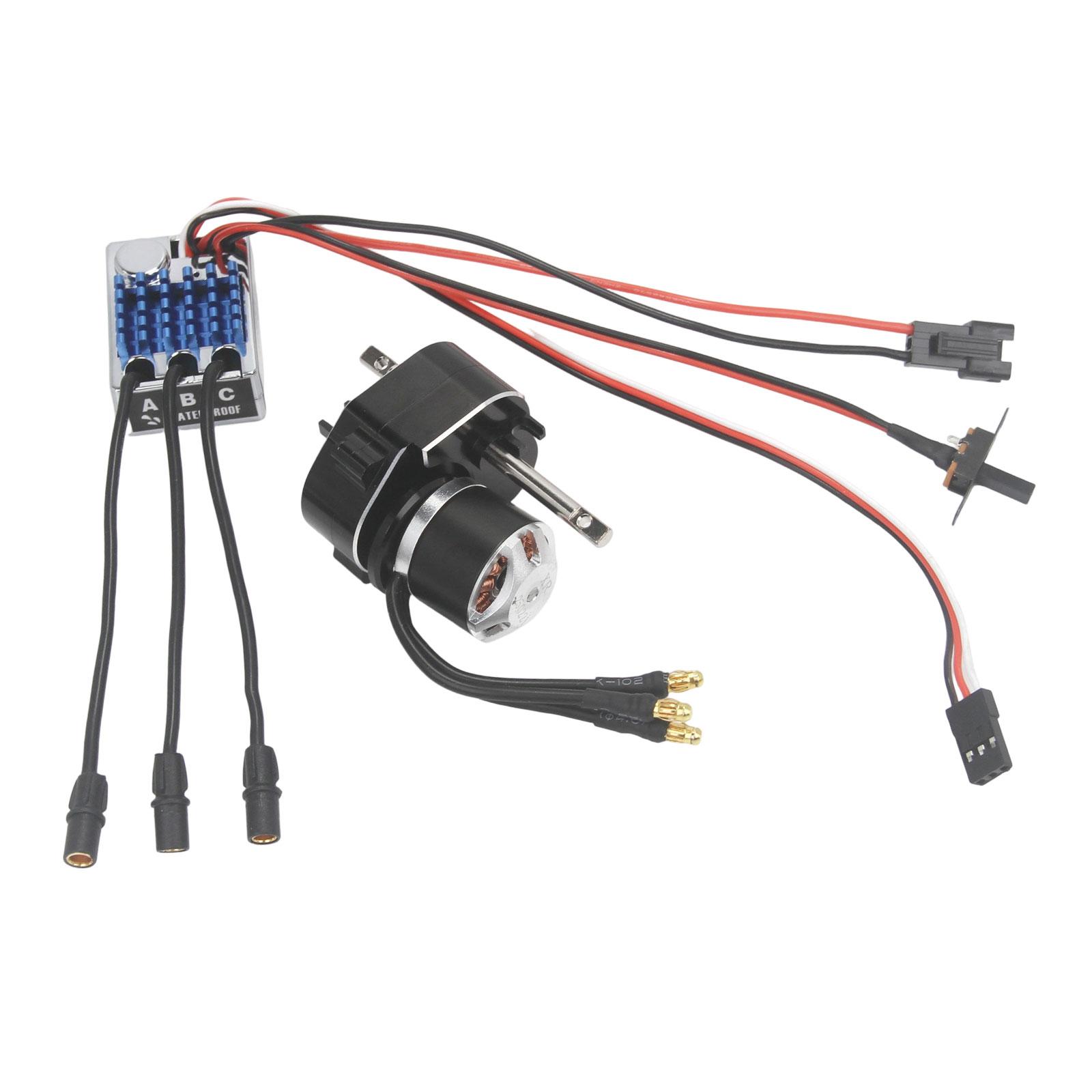 Brushless Motor Gearbox ESC Combo