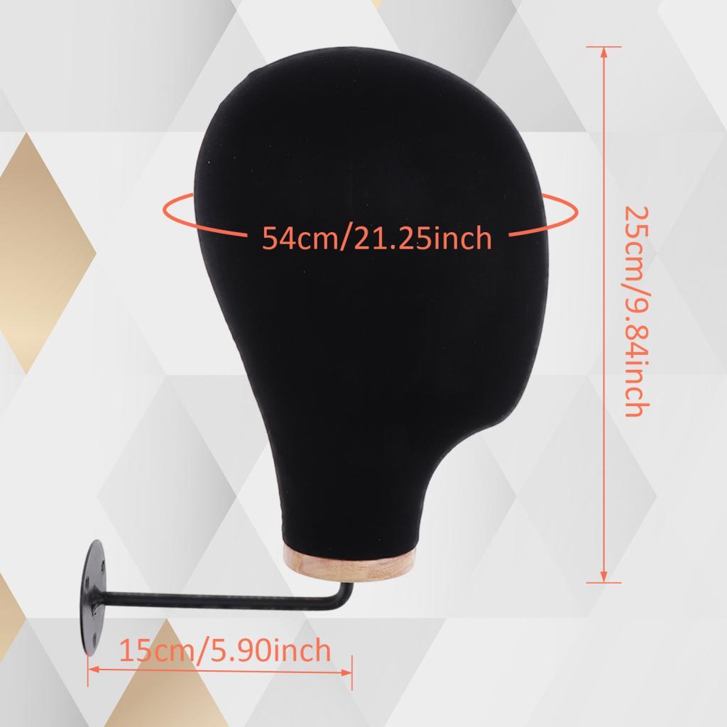 Wall Mounted Mannequin Head Wig Hat Making Glasses Display Model Manikin White