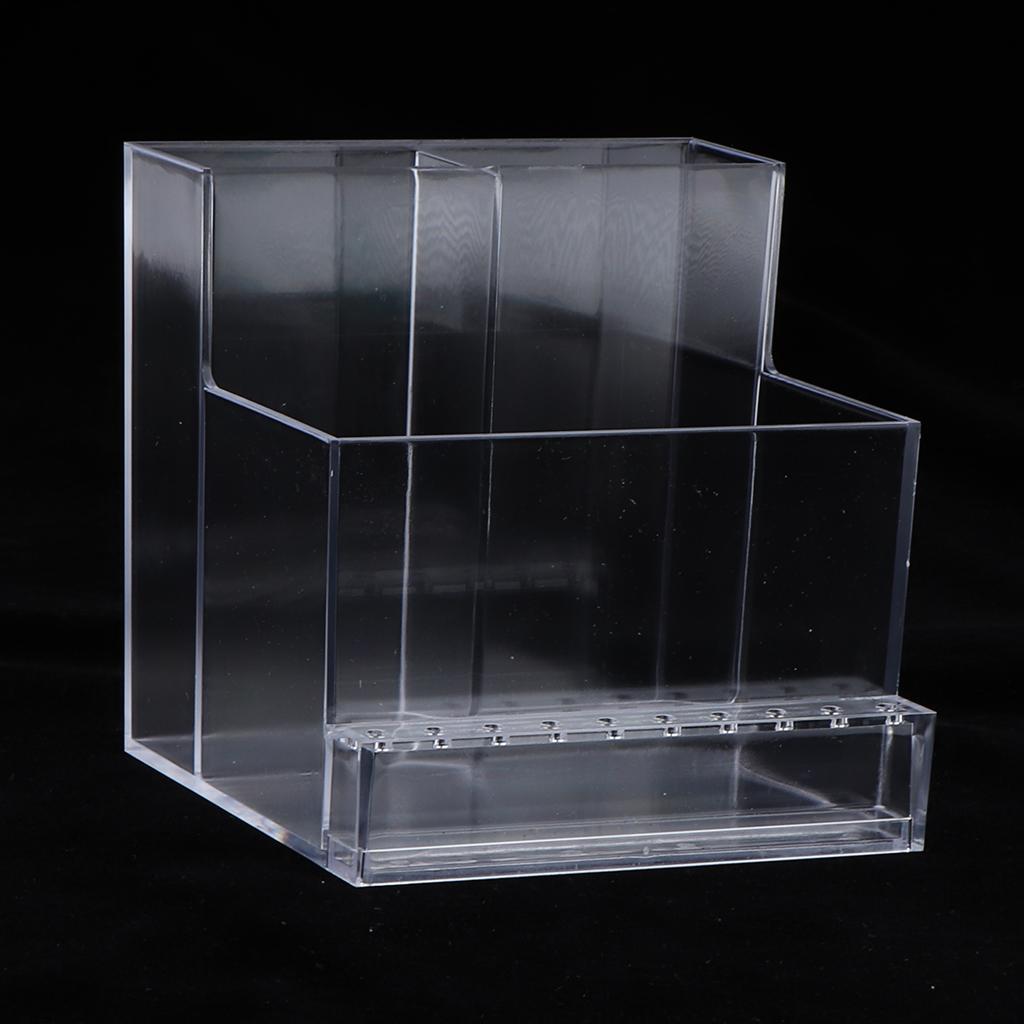 2pcs Acrylic Nail Drill Machine Nails Drill Bits Holder Stand Display Box