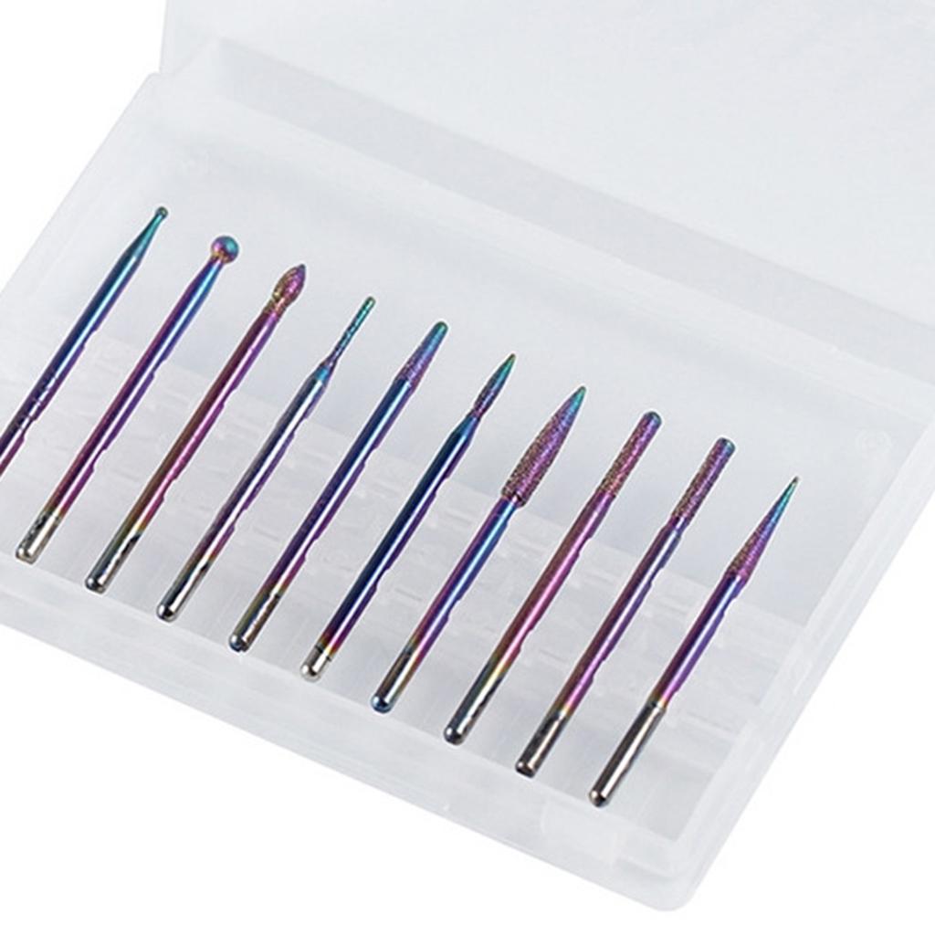 Salon DIY Nail Drill Bits Acrylic UV Gel Nails Files ...