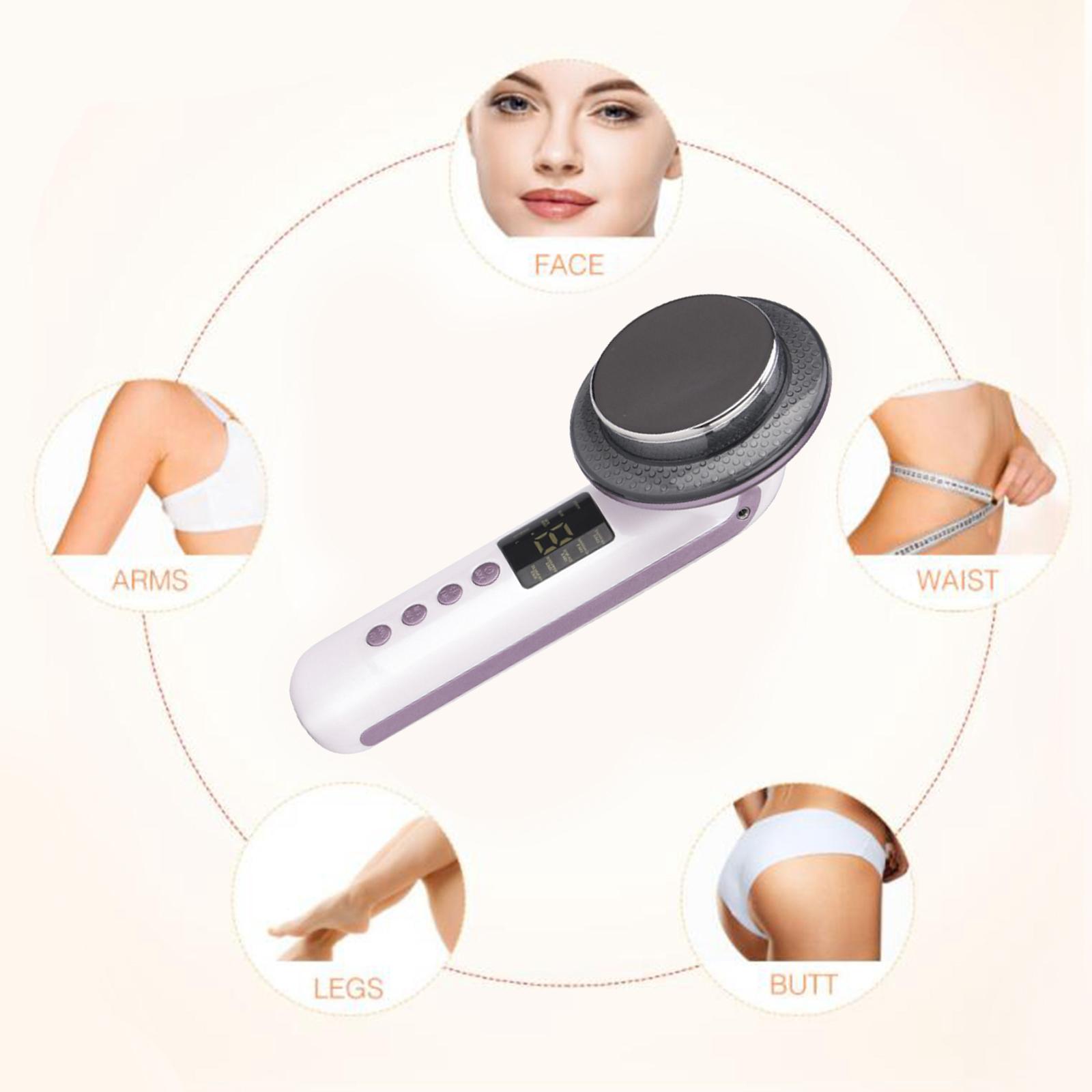 Ultrasound Cavitation EMS Infrared Body Slimming Massager Fat Burner Purple