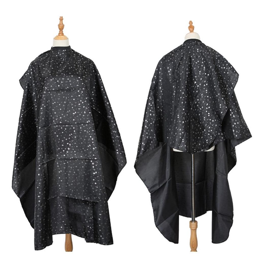 Hair Cutting Salon Hairdressing Hairdresser Gown Barber Cloth Cape Black